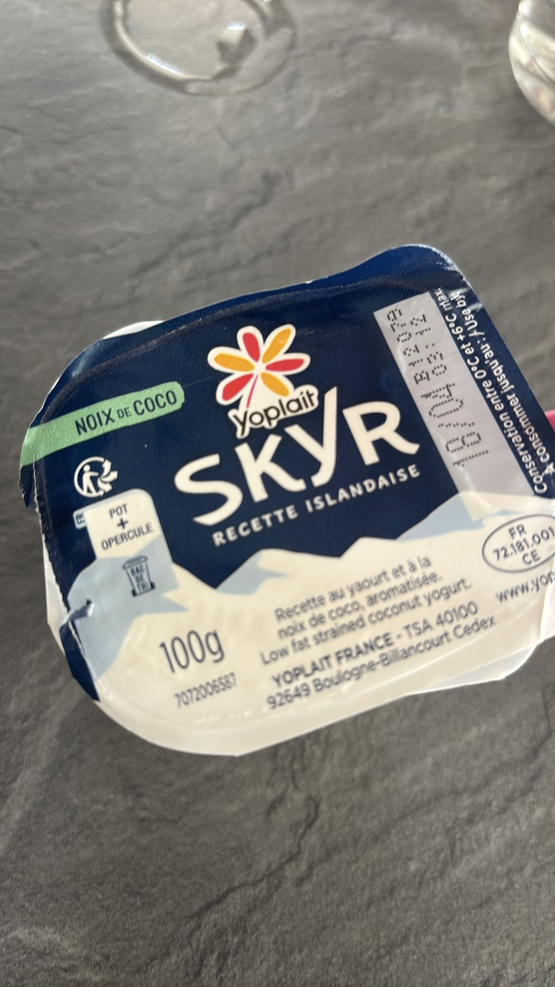 Skyr noix de coco