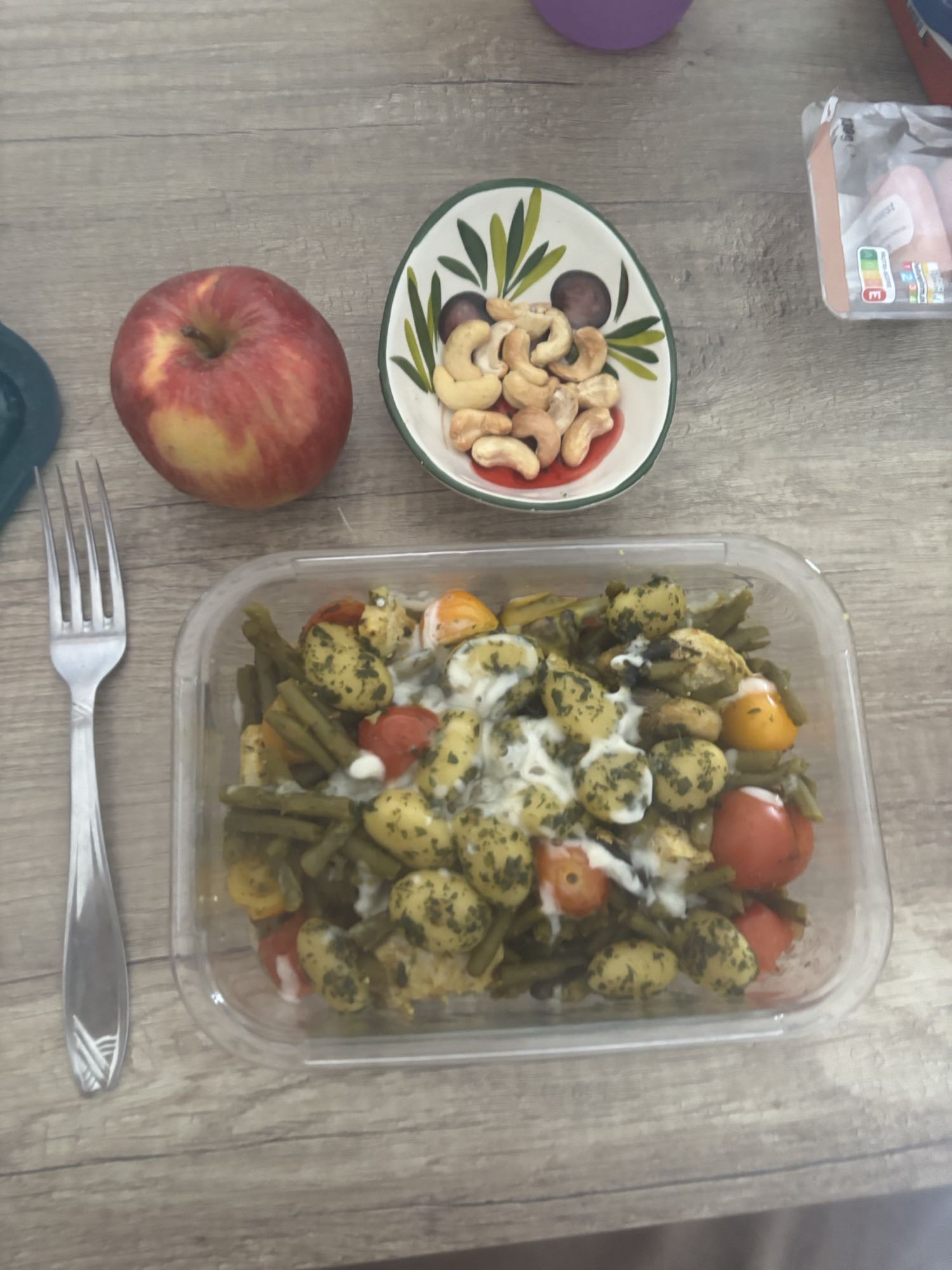 Gnocchis légumes, poulet et noix