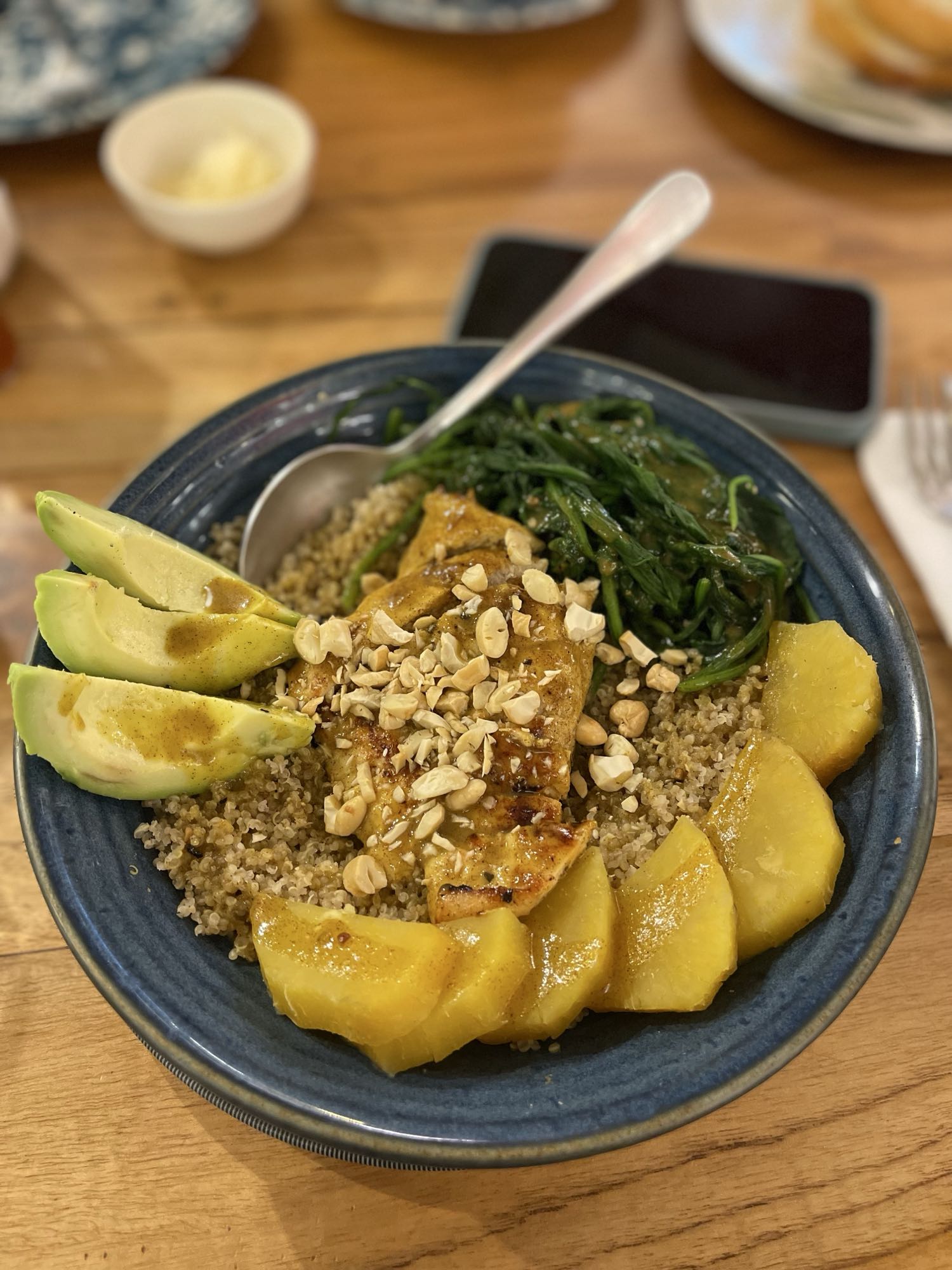Grilled Chicken Quinoa Veggie Bowl