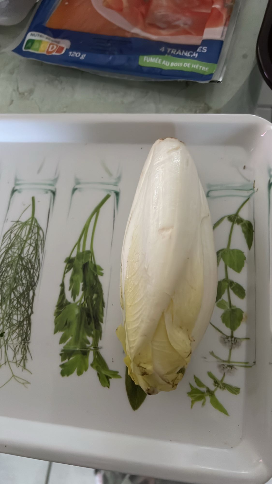 Endive et jambon fumé