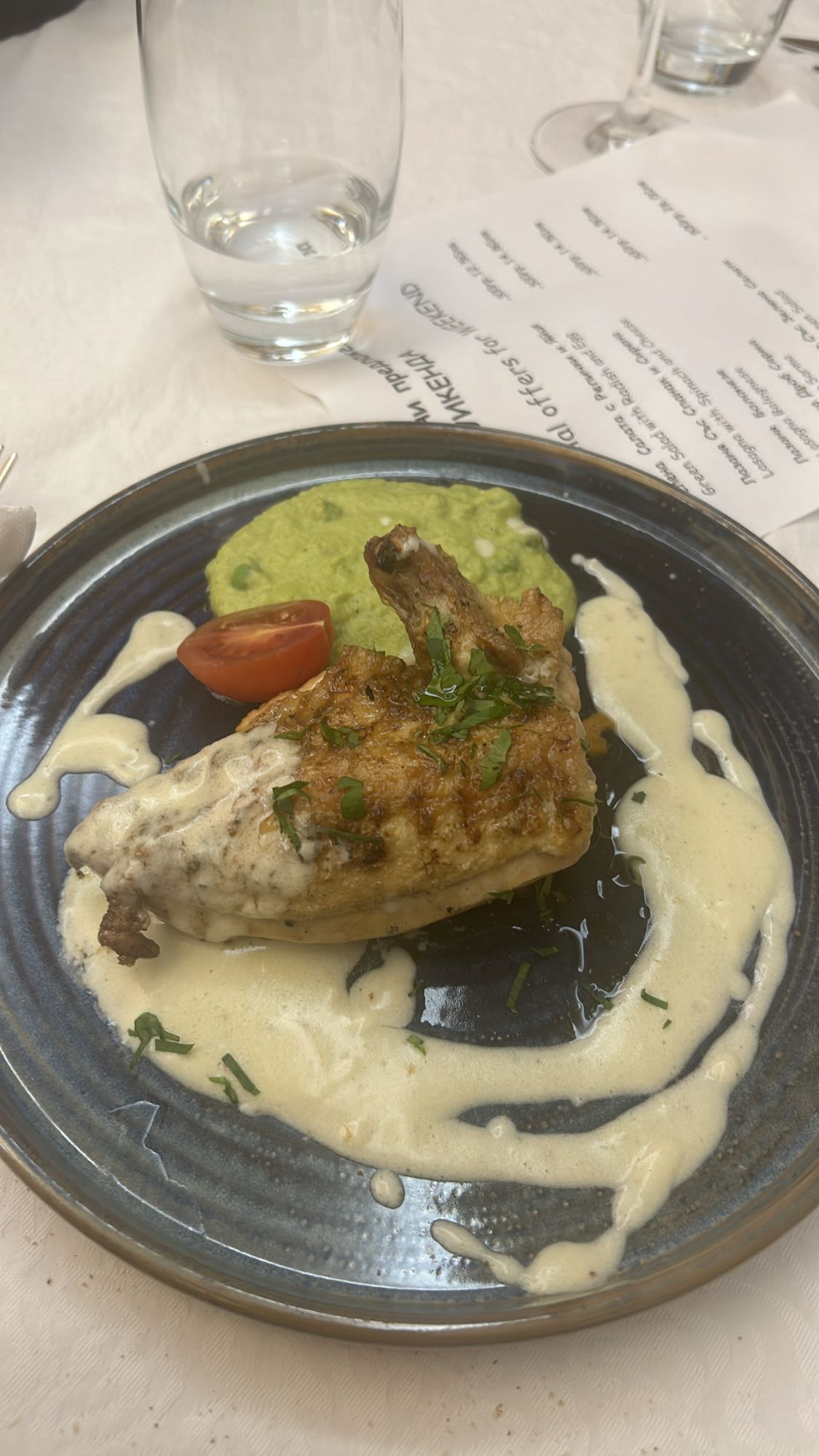 Chicken with Cream Sauce