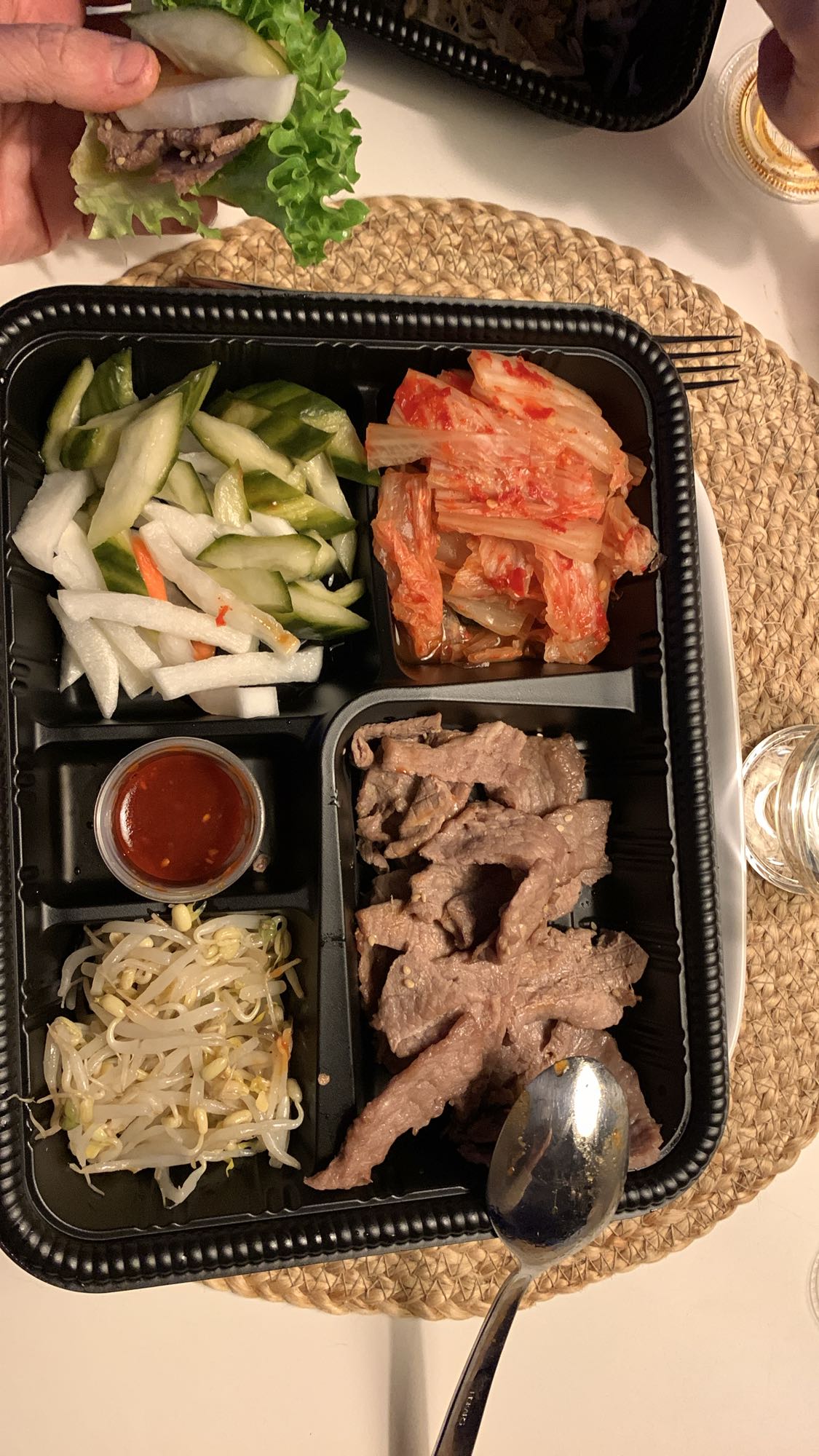 Koreansk biffmåltid