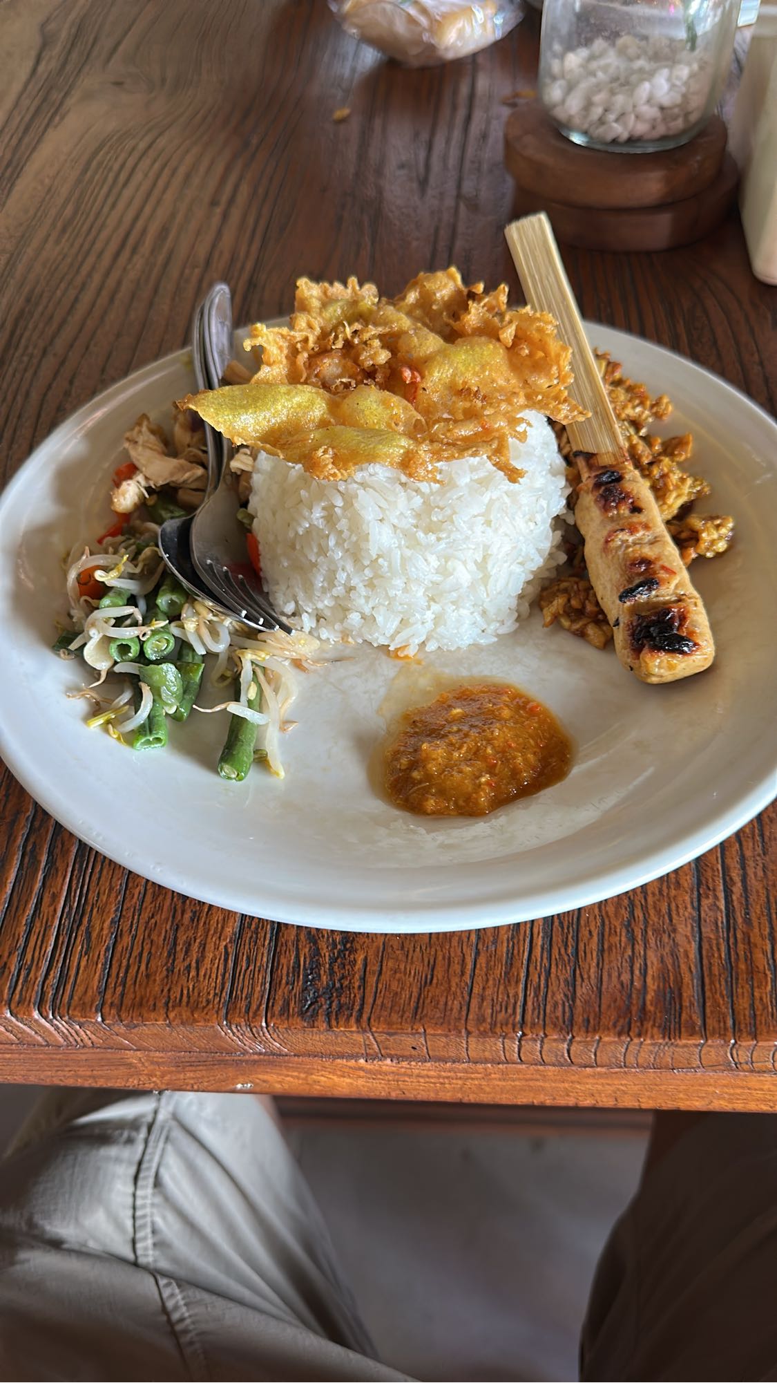 Indonesian Rice Plate