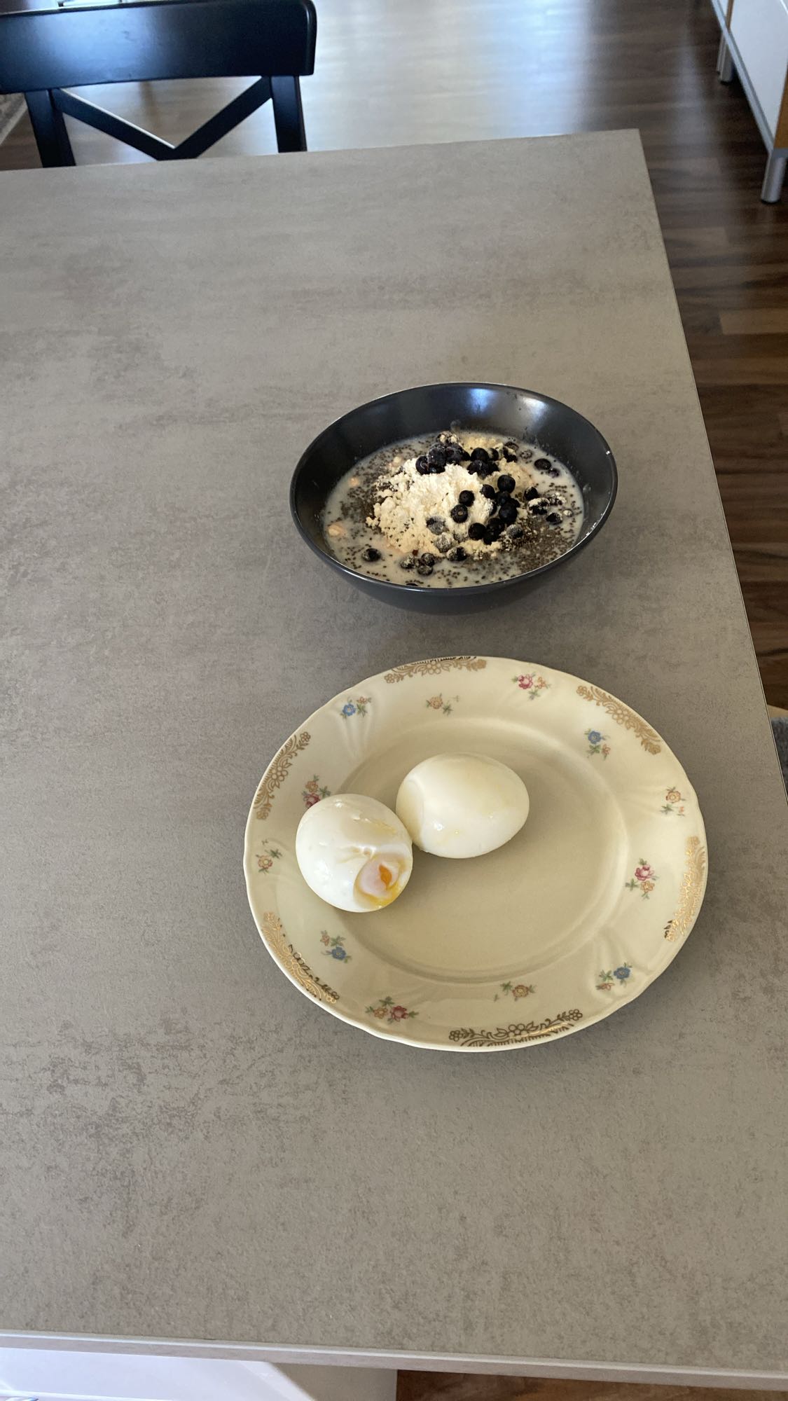 Ägg och proteinfrukost