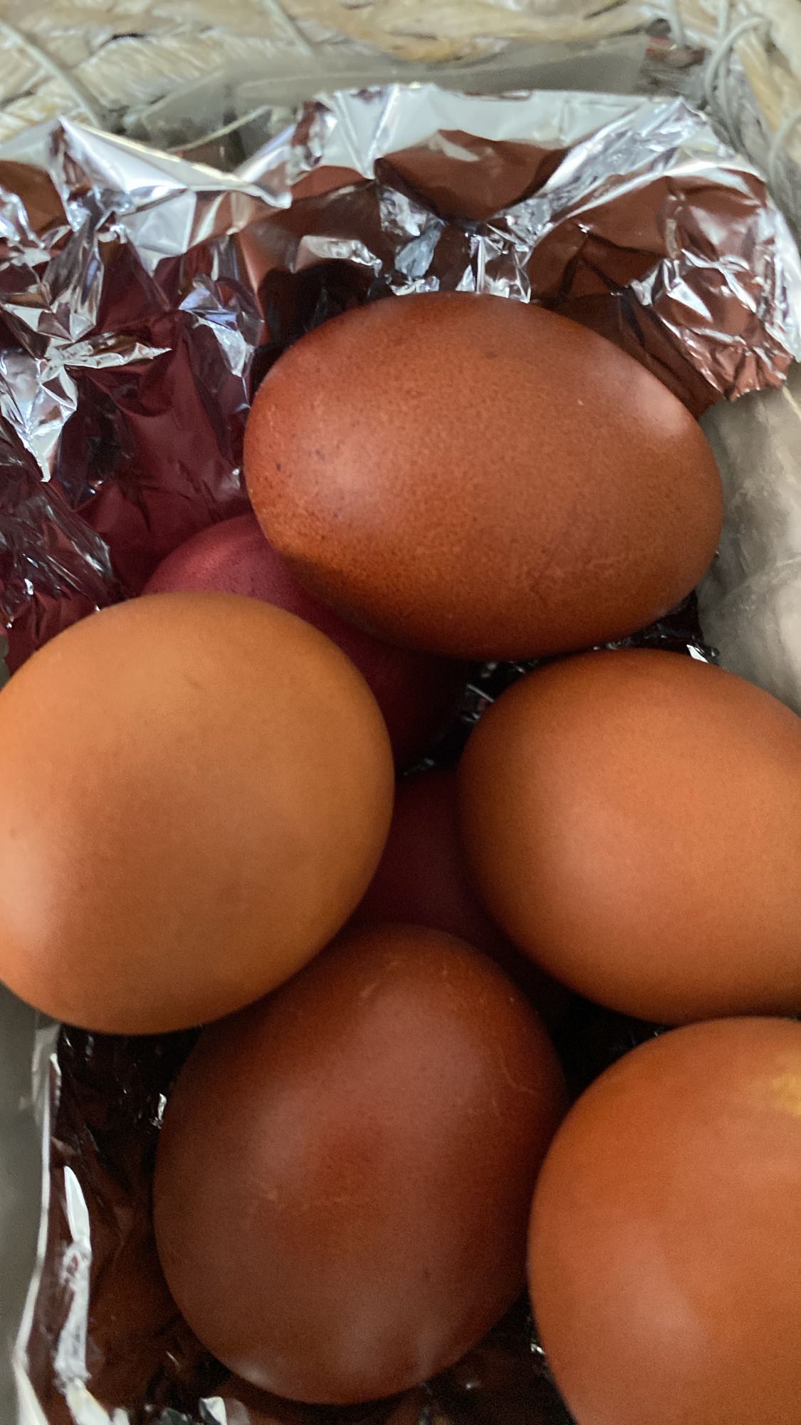 Kokta bruna ägg