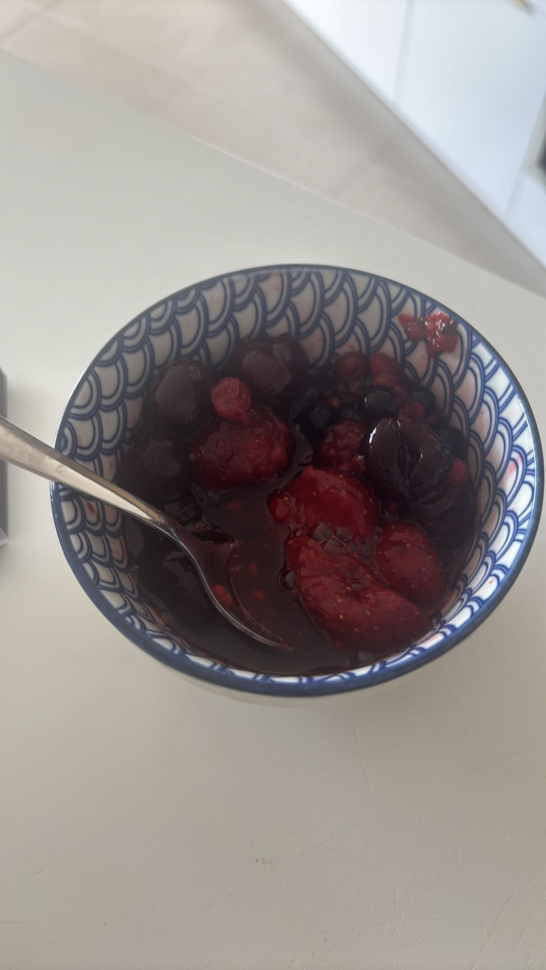 Bol de fruits rouges