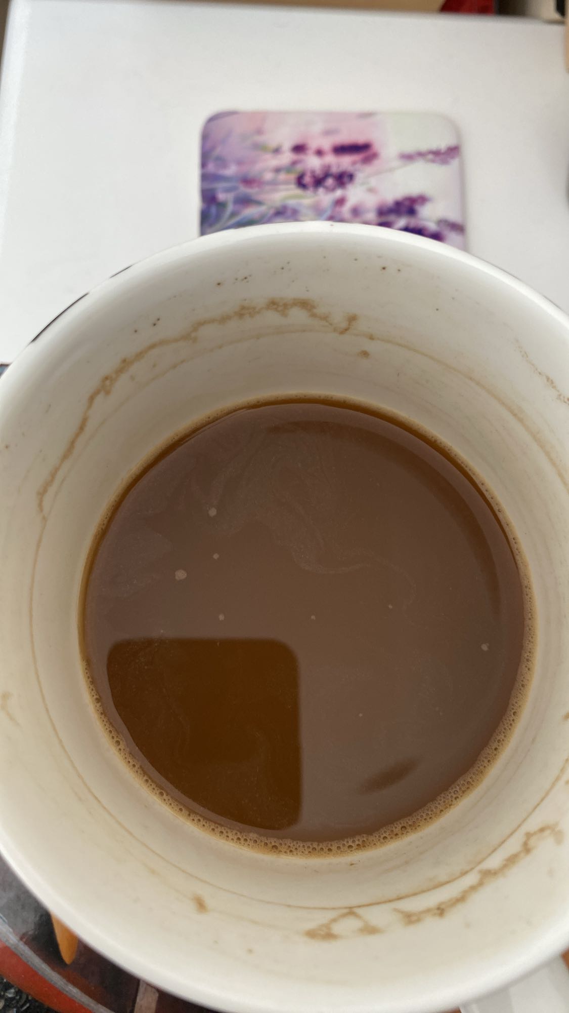 Taza de café con leche