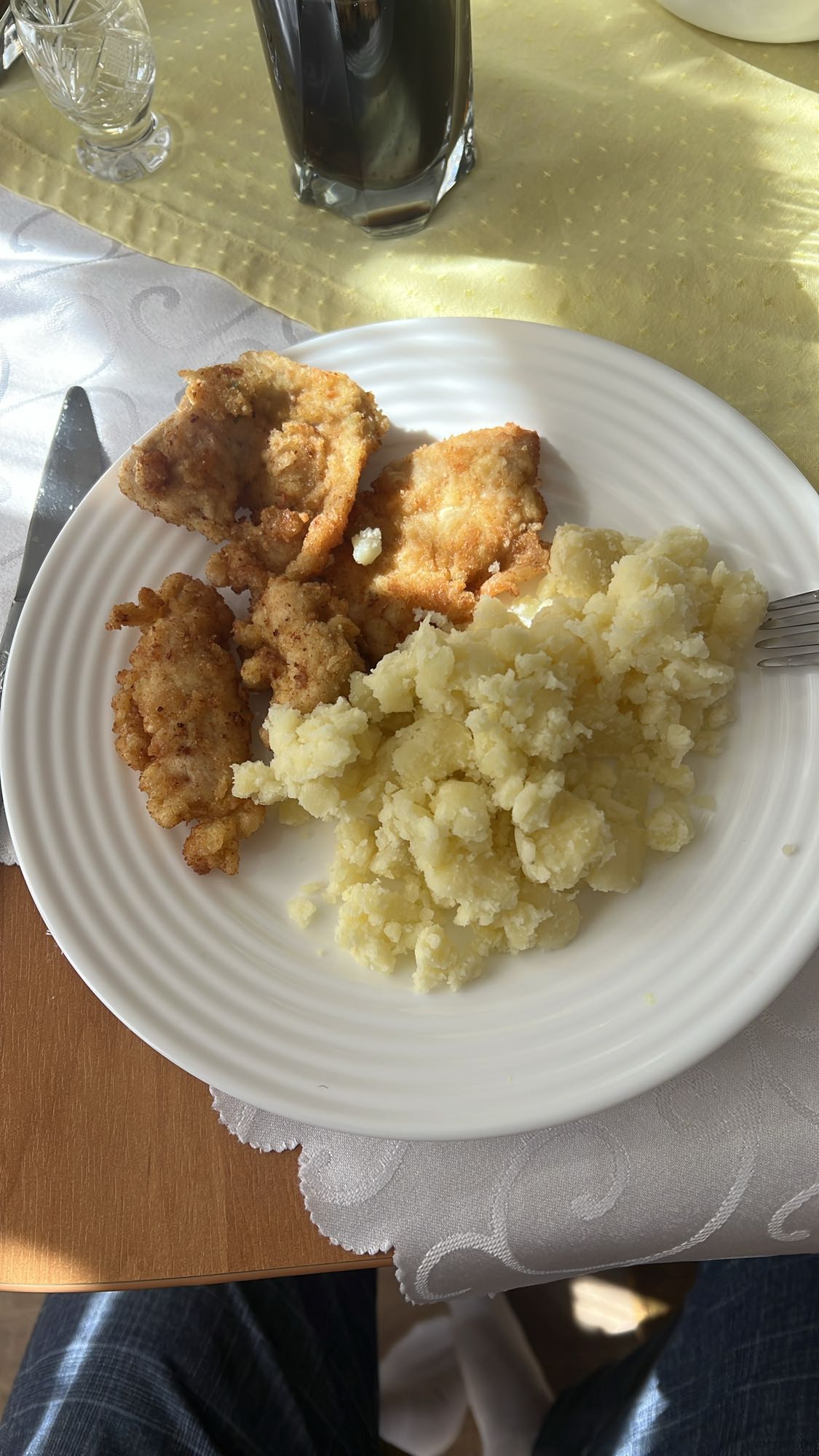 Kotlet z ziemniakami