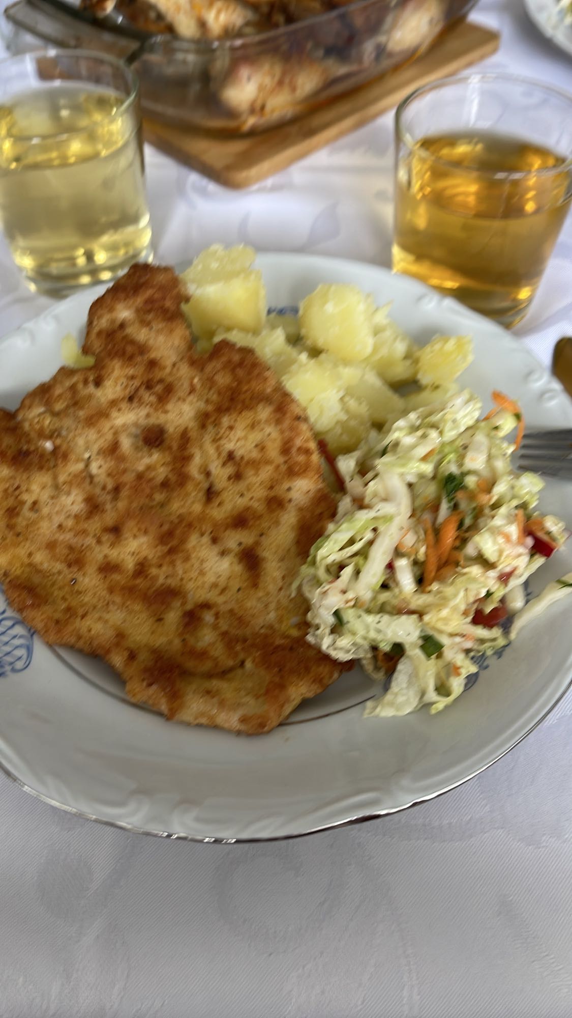 Kotlet z ziemniakami
