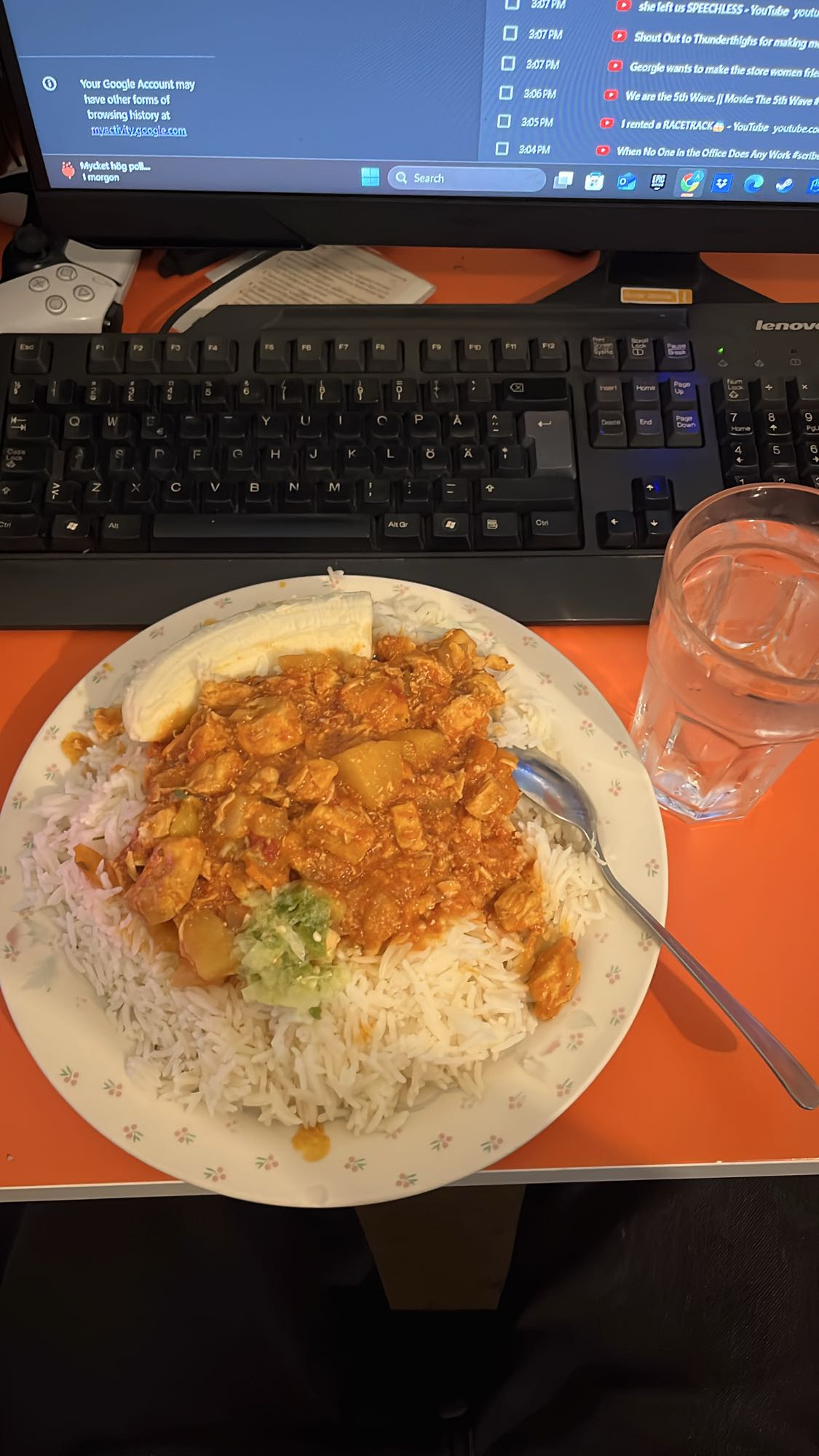 Kycklinggryta med ris