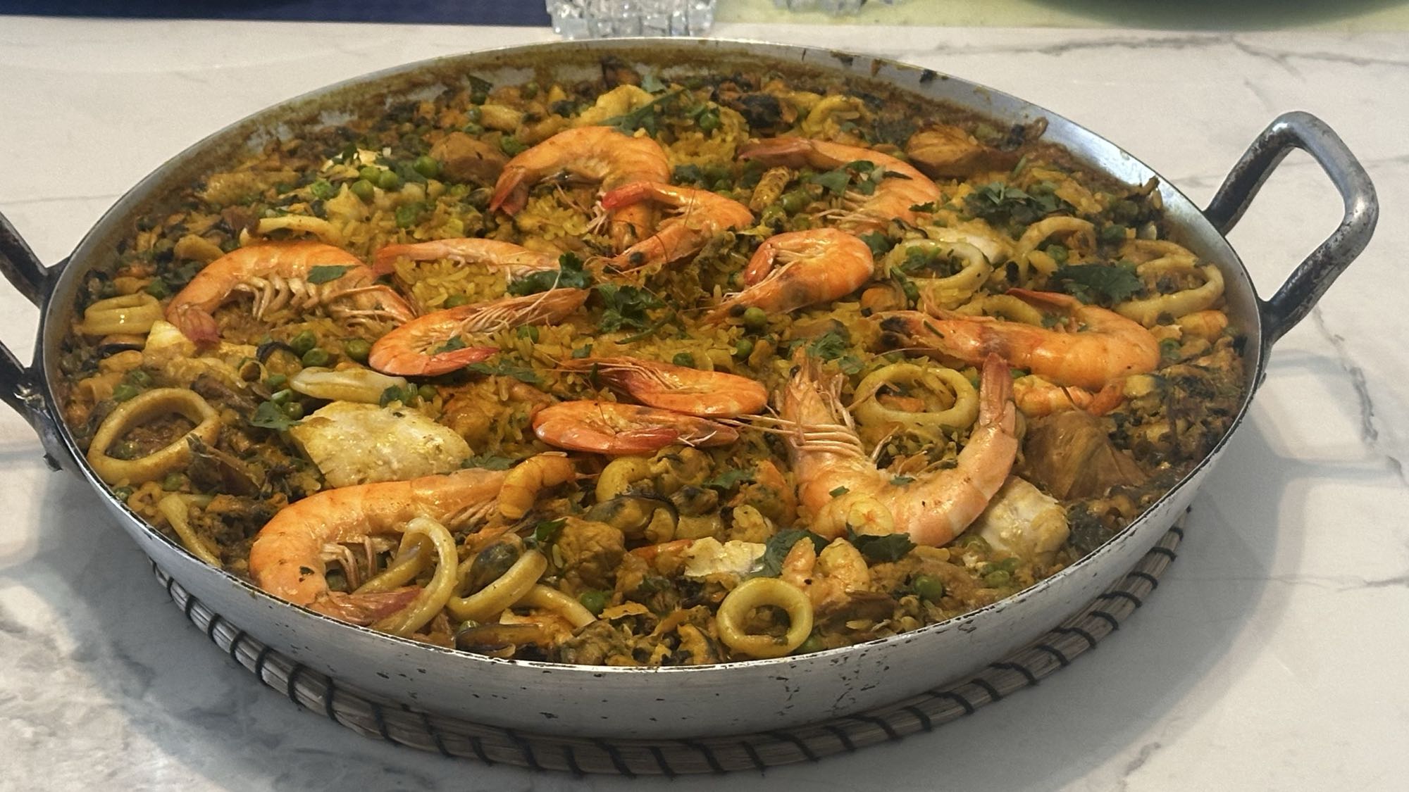 Paella fruits de mer