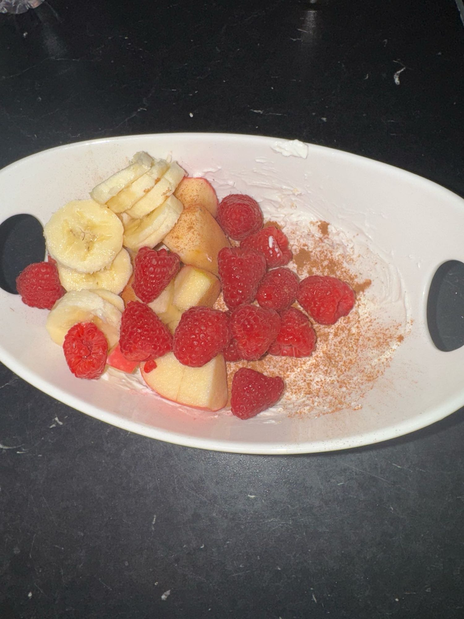 Haferflocken mit Skyr