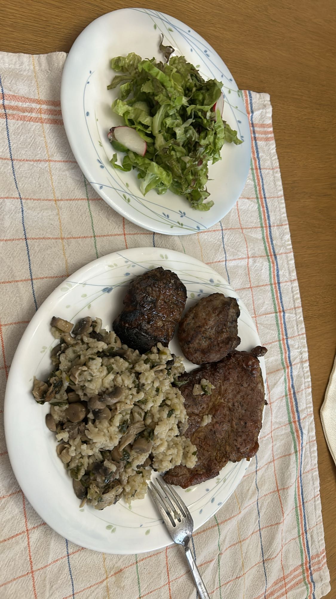 Beef Patties with Rice