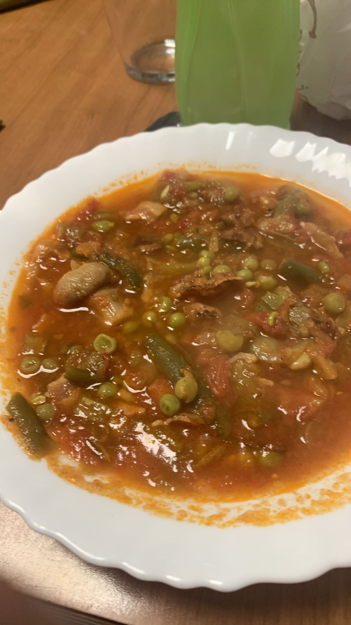 Guiso de verduras y carne