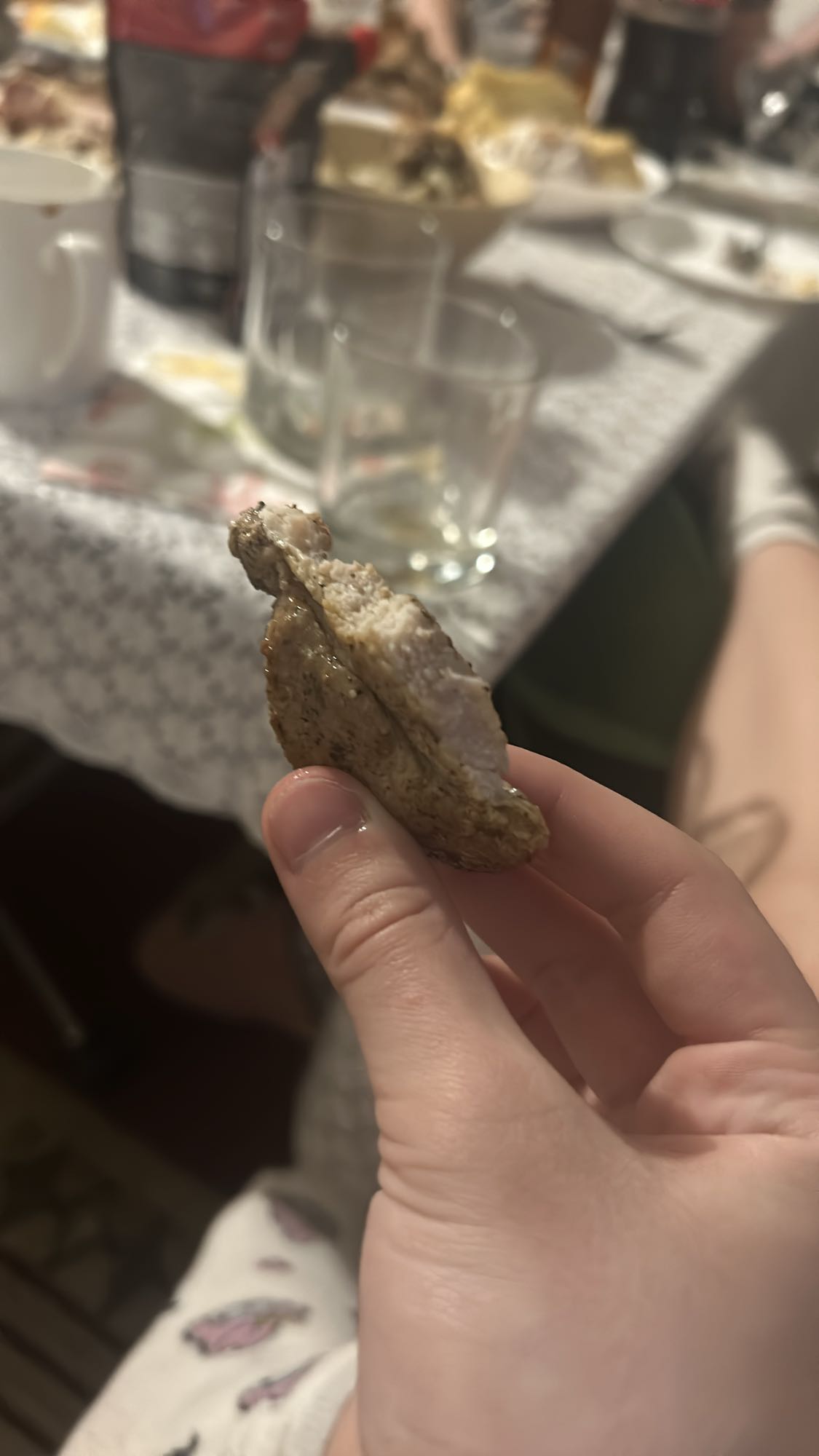 Grilled chicken slice