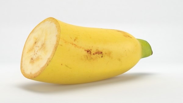 Banane coupée