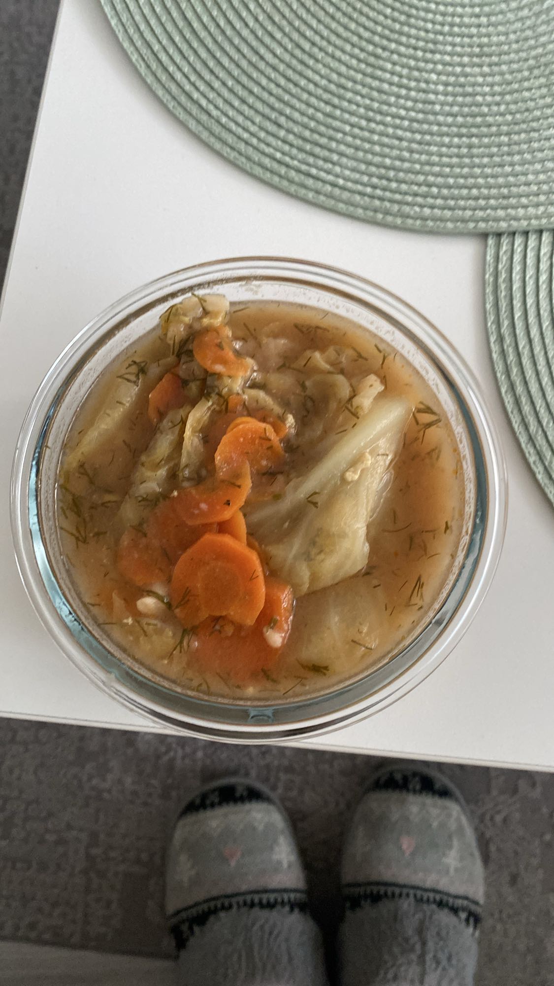 Zupa warzywna z kapustą