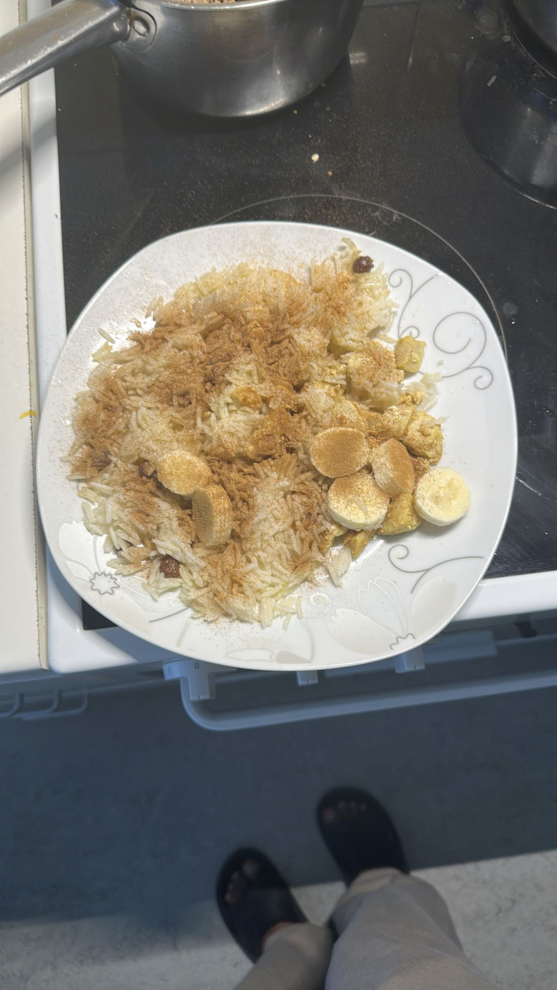 Ris med banan & kanel