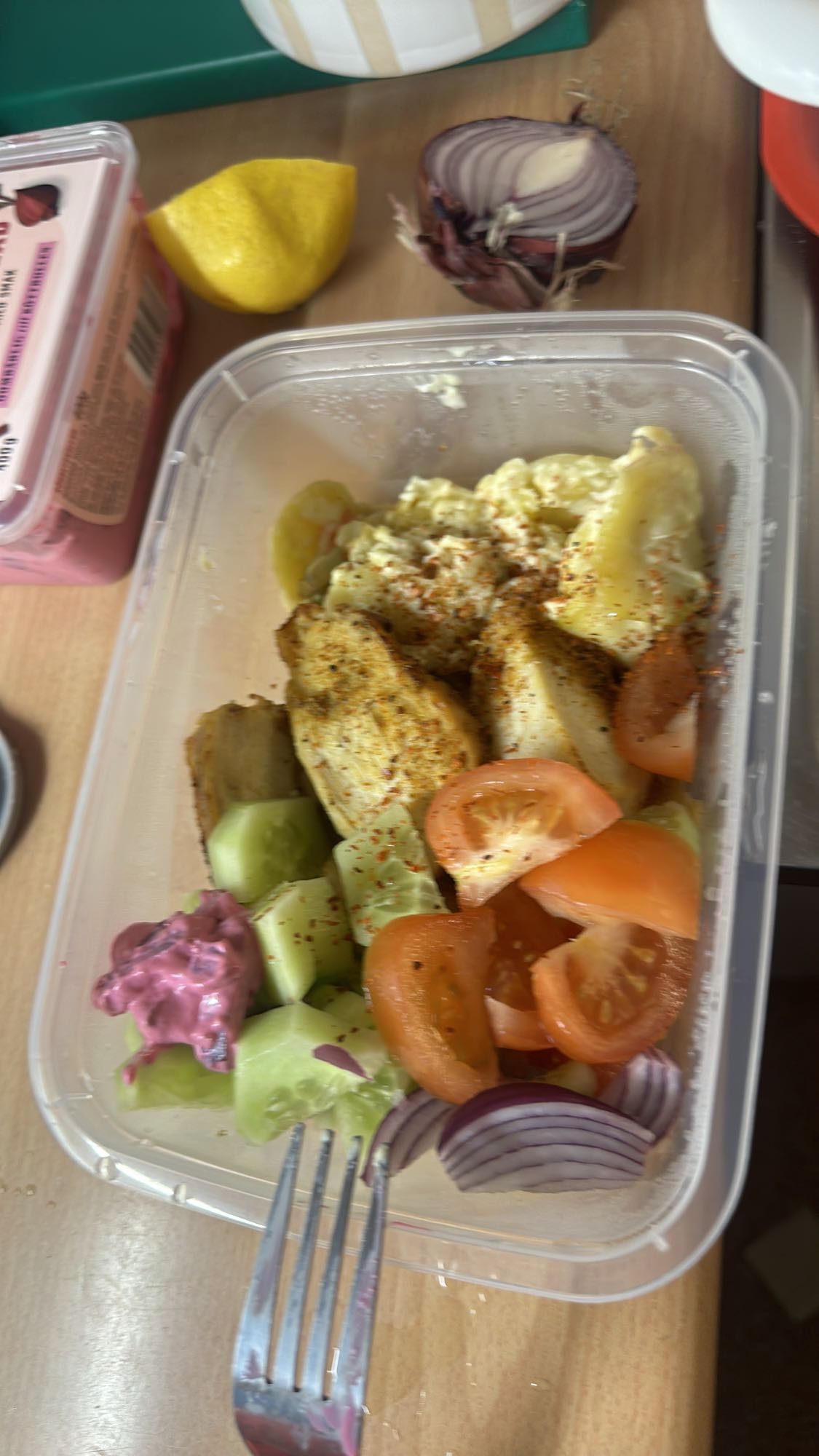 Kyckling med grönsaker