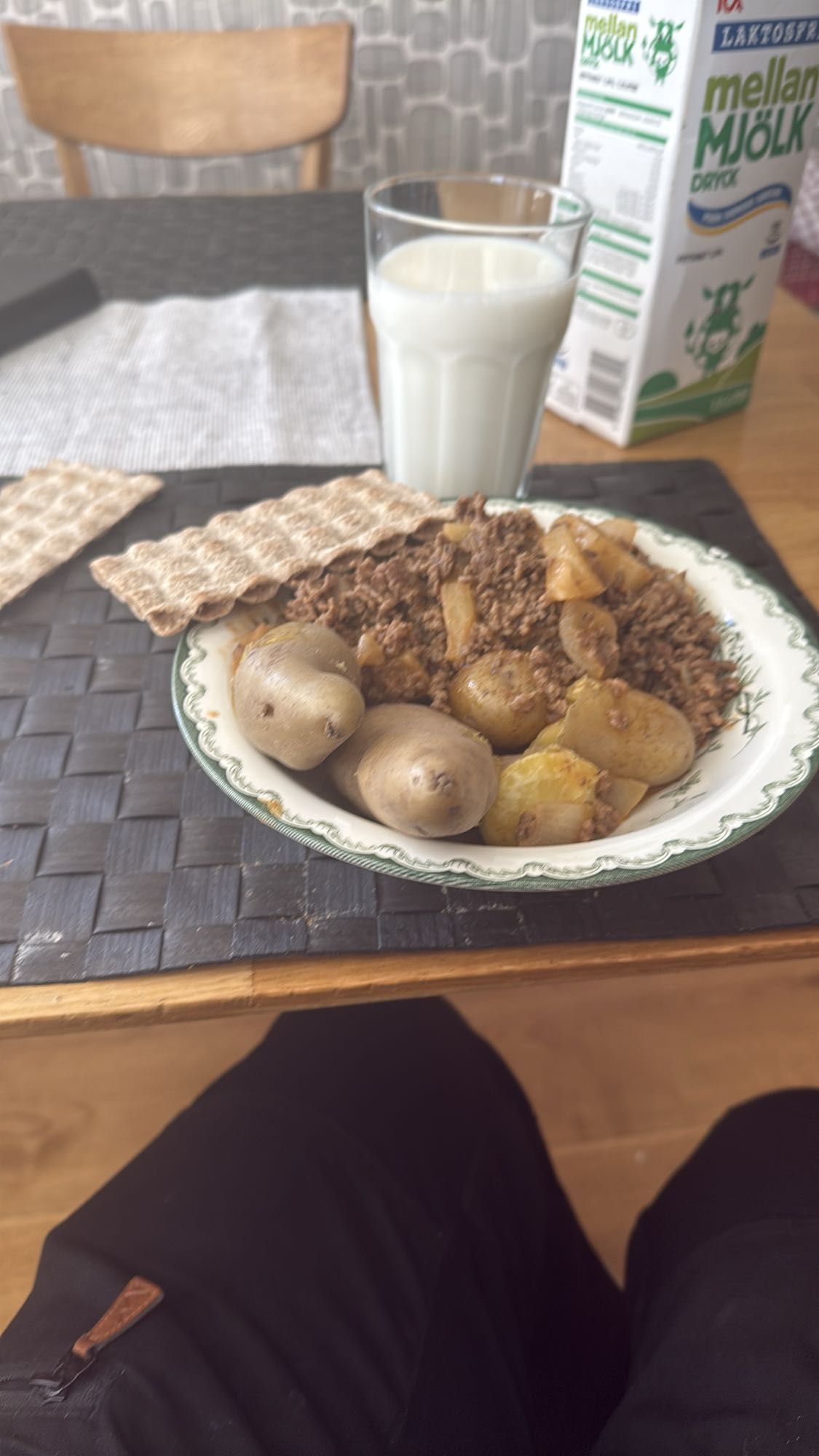 Köttfärs med potatis