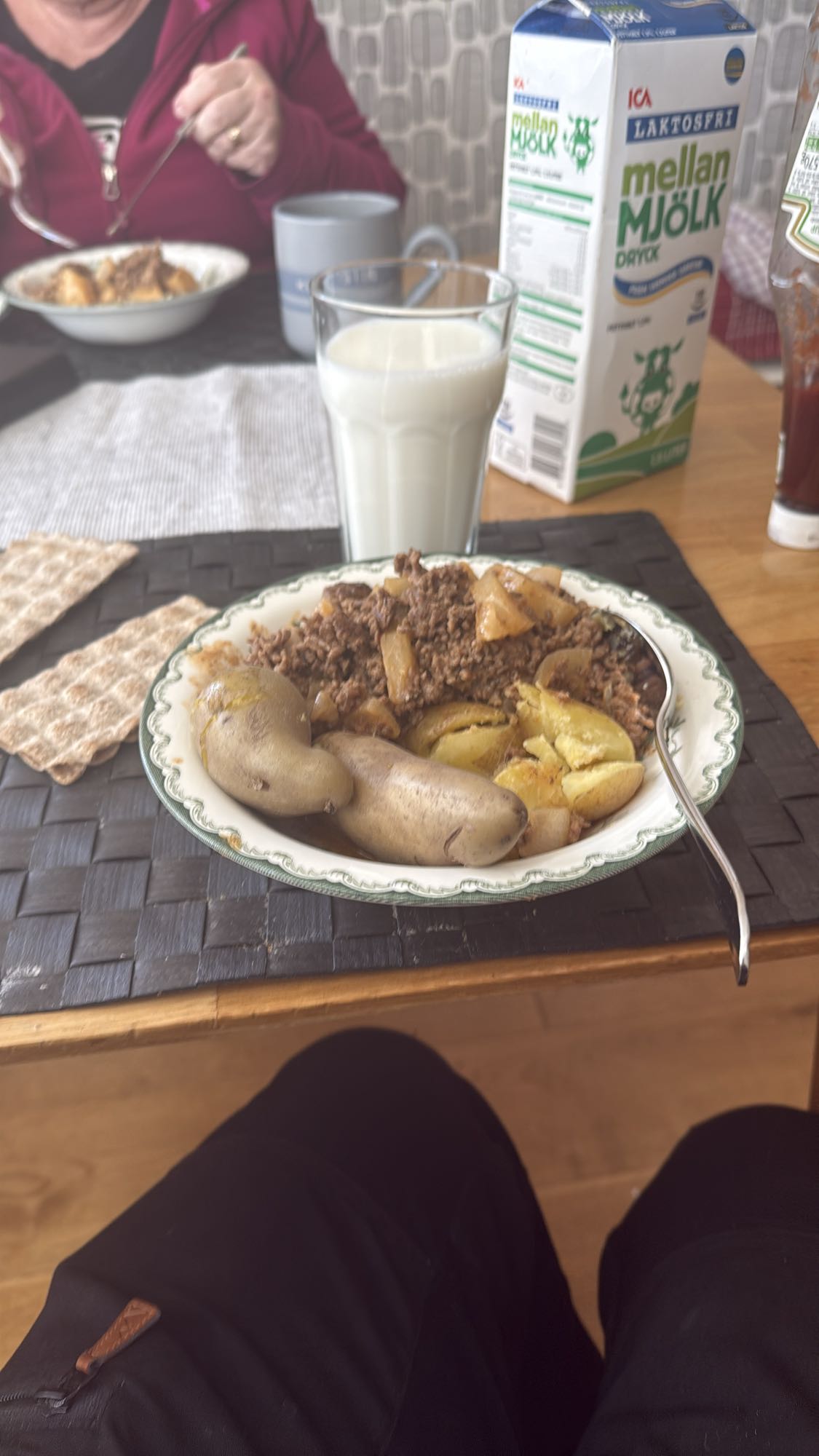 Köttfärs med potatis