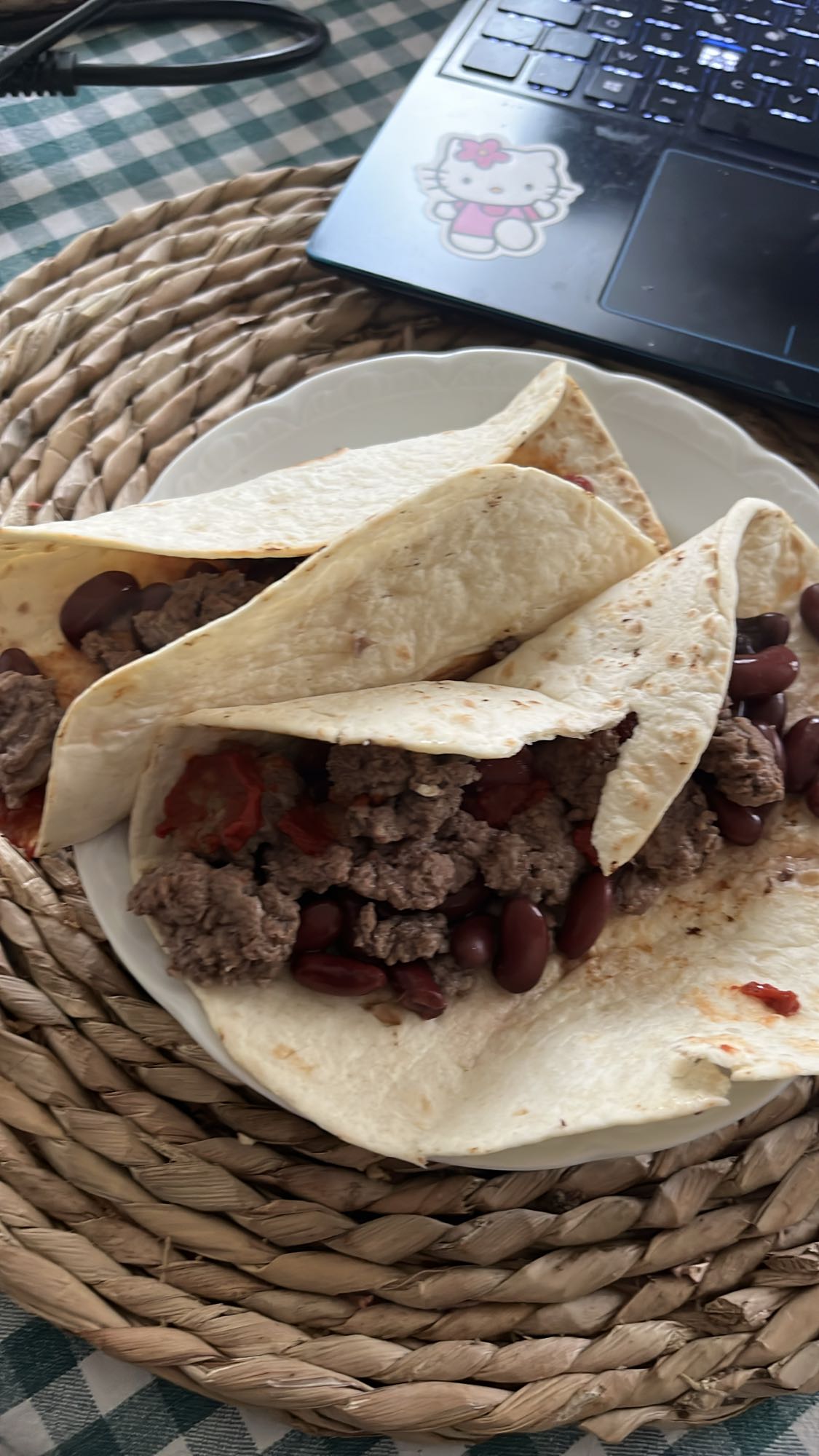 Beef and Bean Tacos