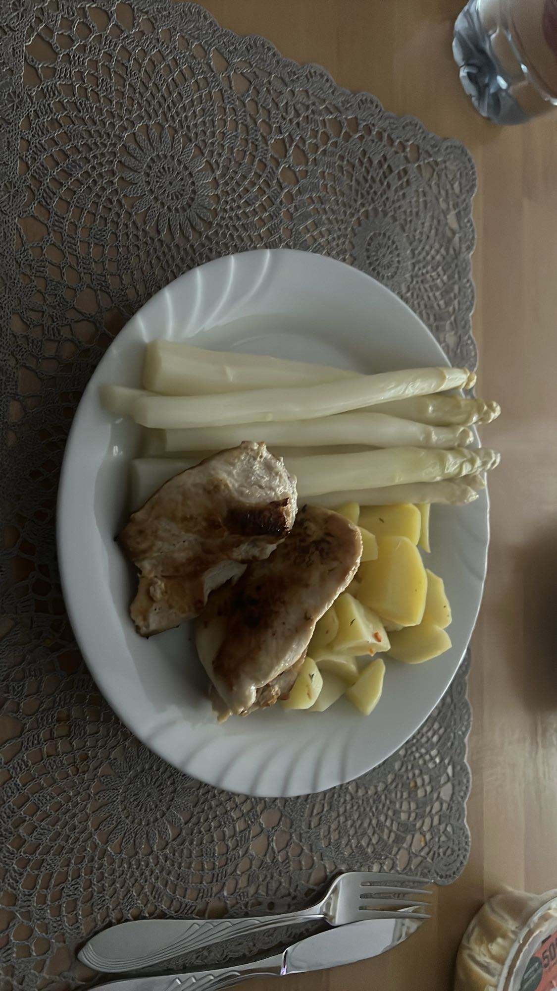 Hähnchen mit Spargel