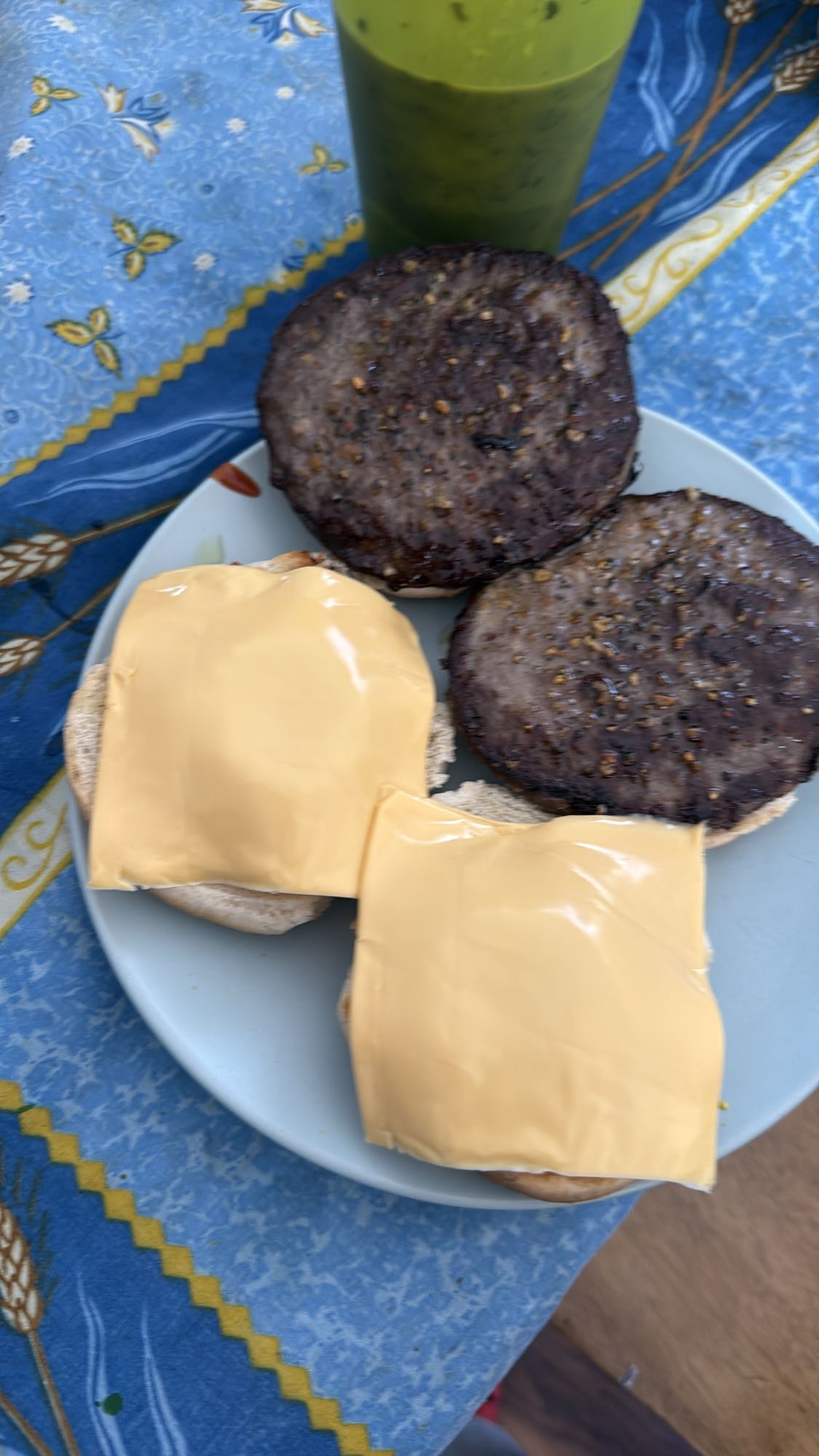 Burgers au fromage