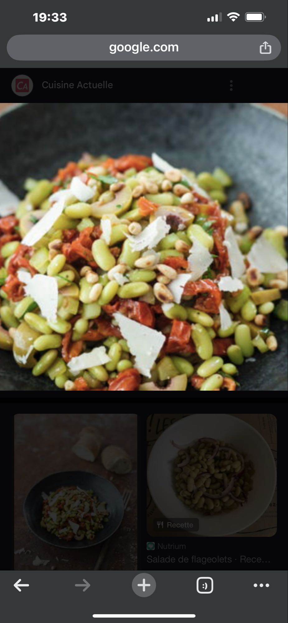 Salade de flageolets