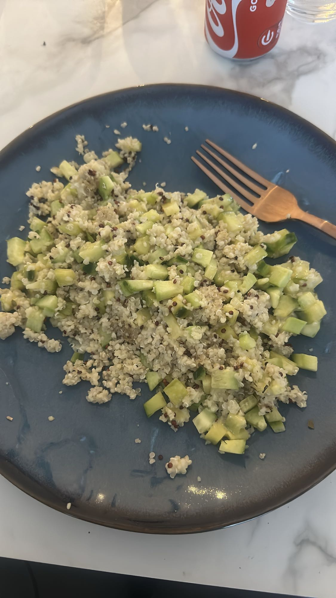Salade quinoa concombre