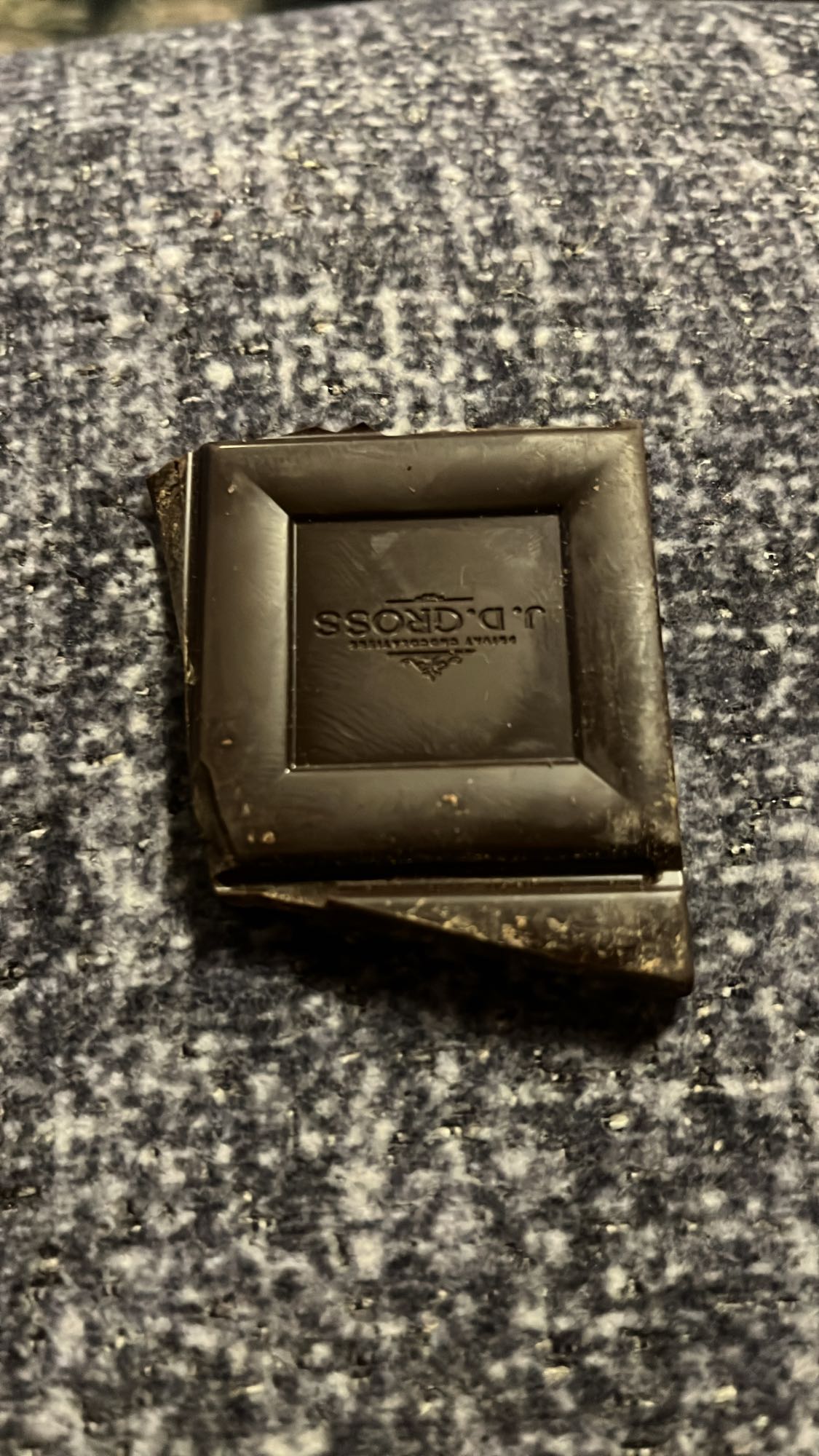 Pure chocolade blokje