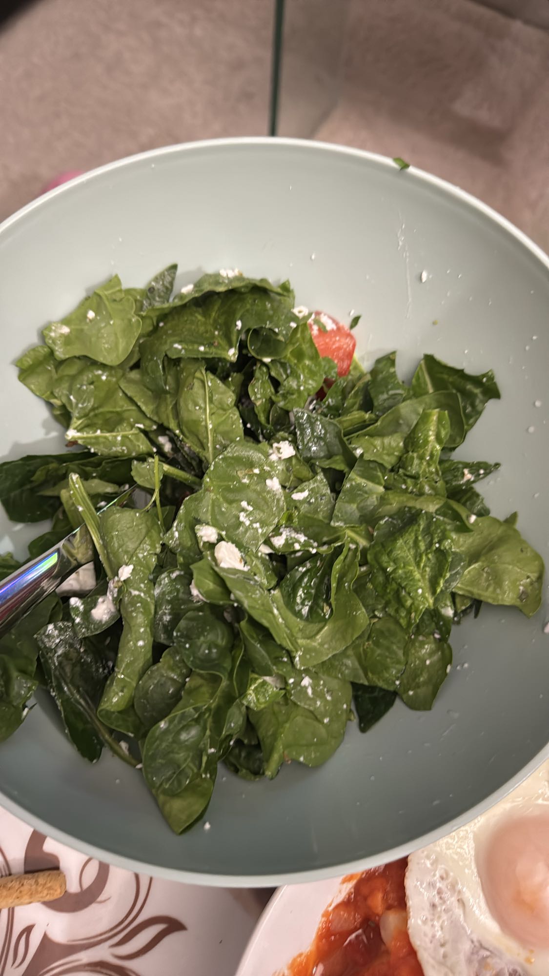 Ensalada de espinaca