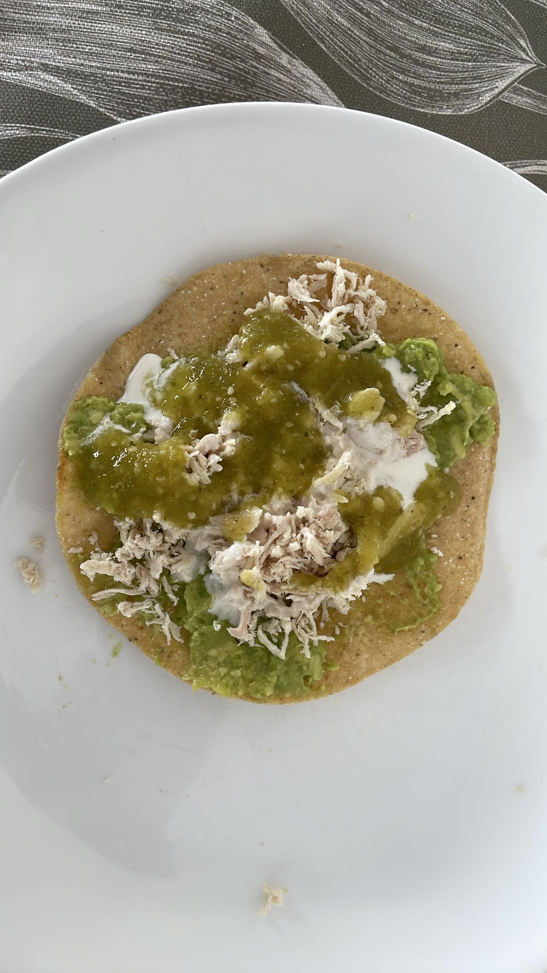 Tostada de pollo