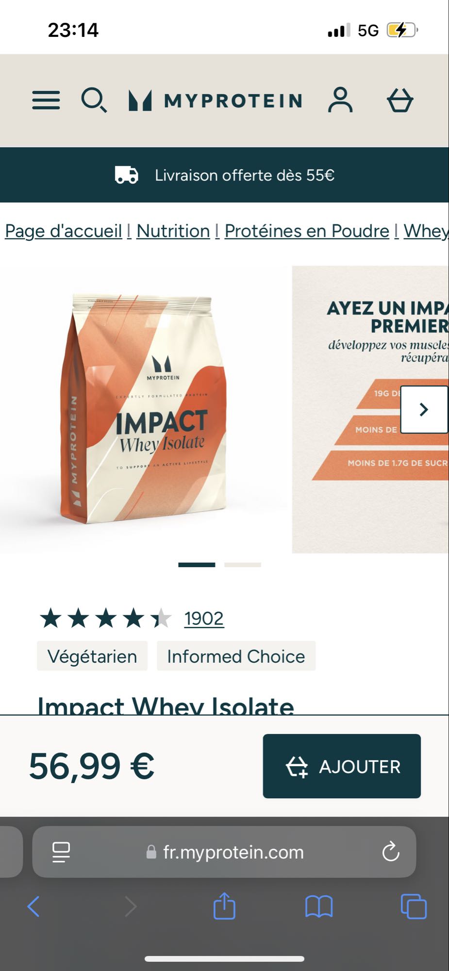 Impact Whey Isolate