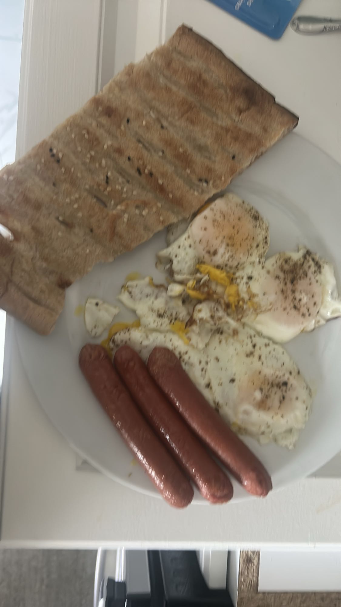 Eggs and Sausages Plate