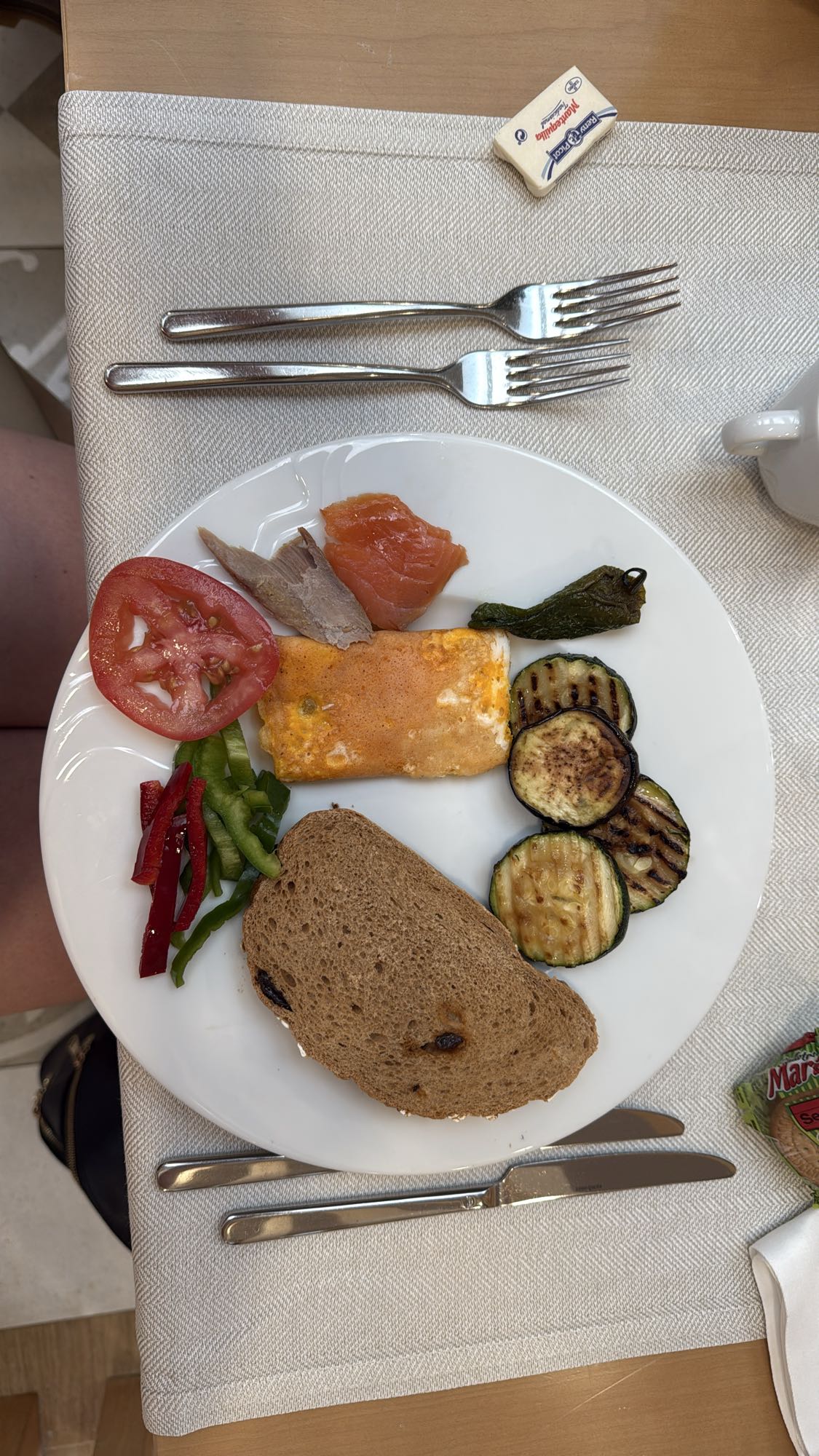 Śniadanie z warzywami