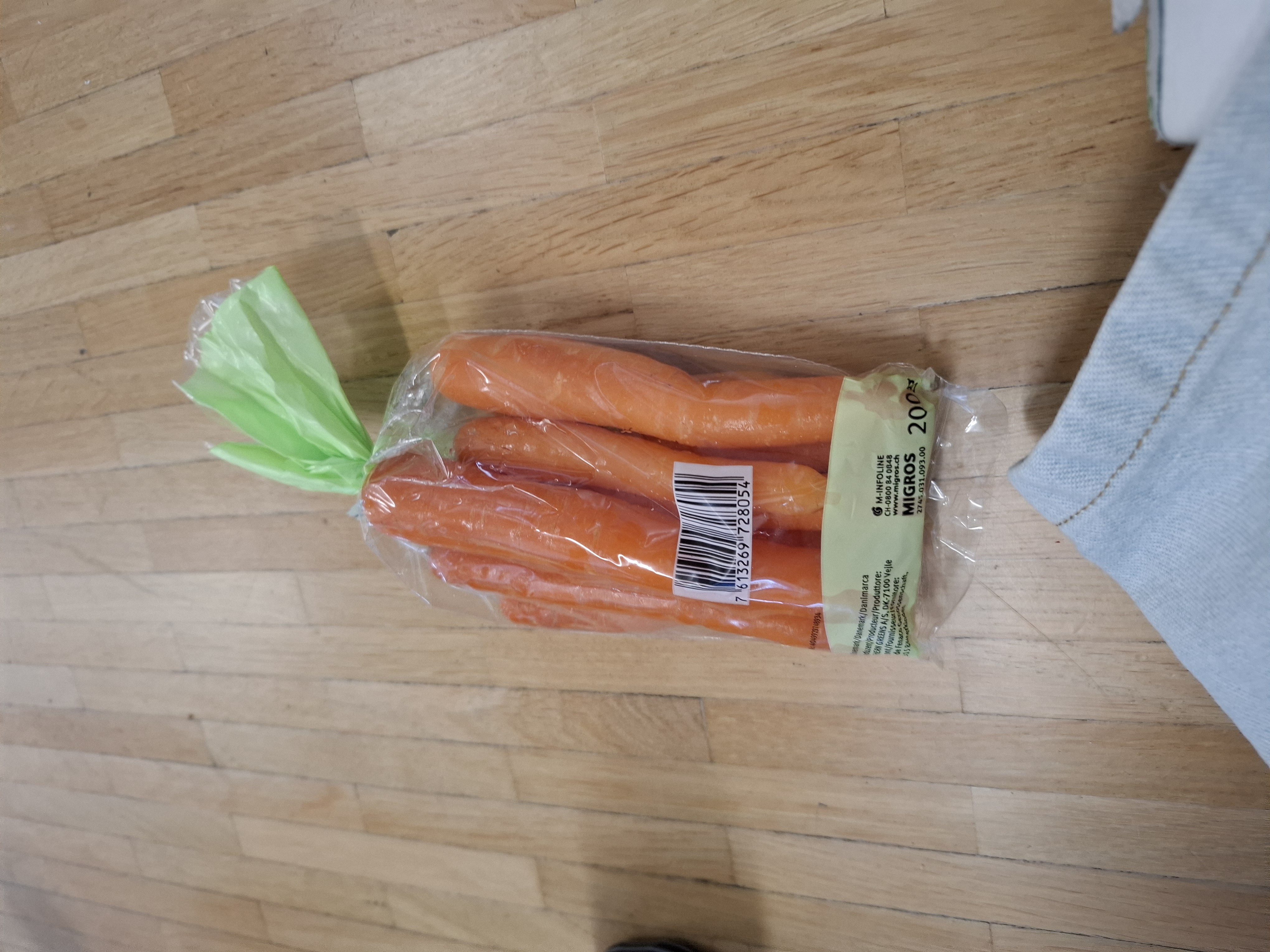 Carottes crues
