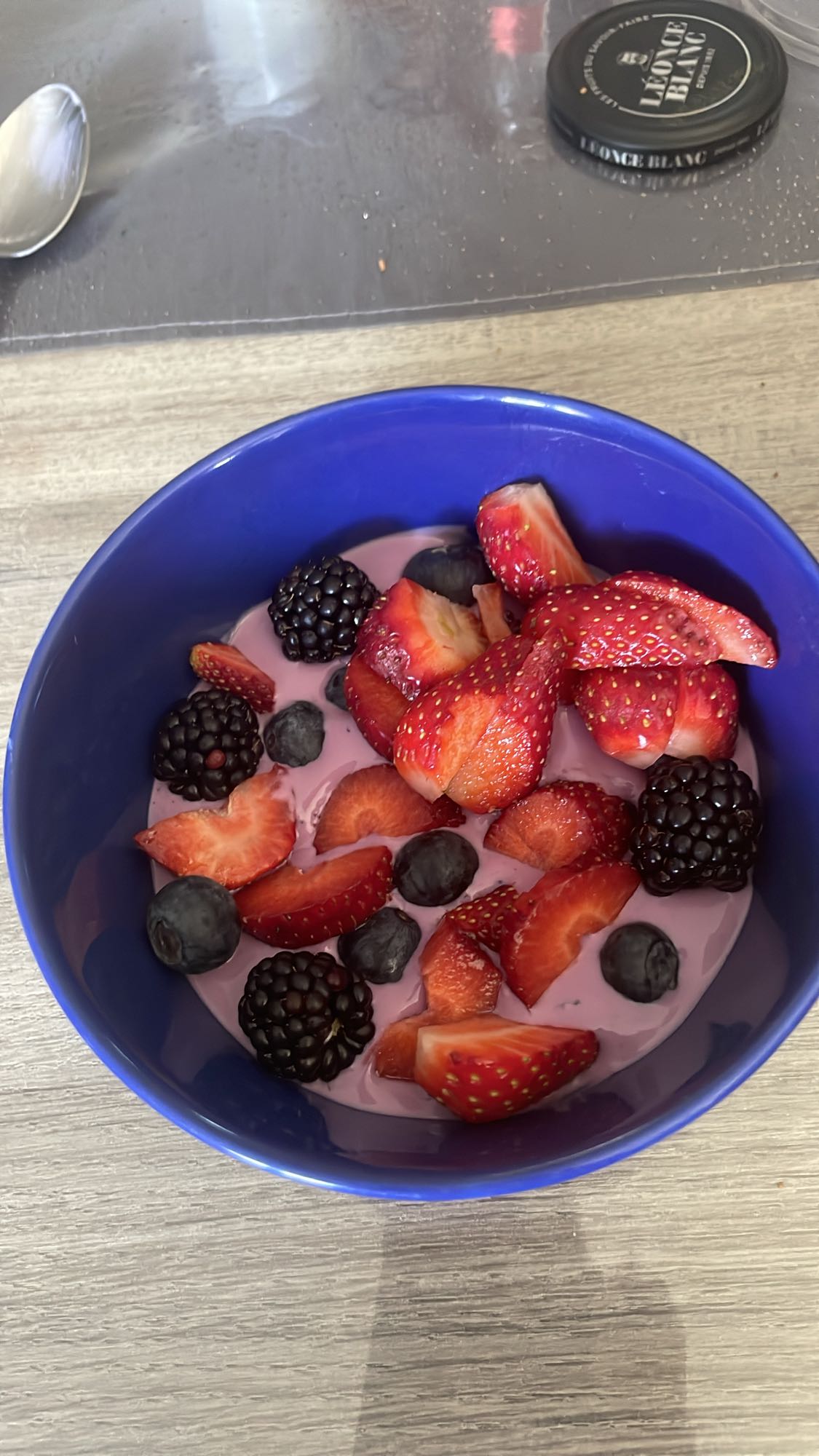 Skyr aux fruits rouges