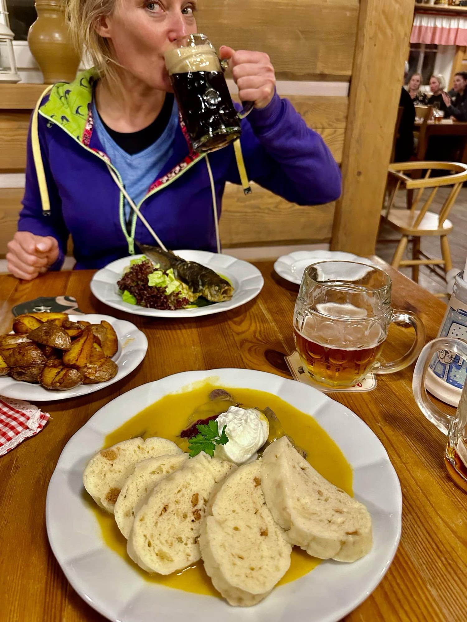 Czeski obiad z knedlami