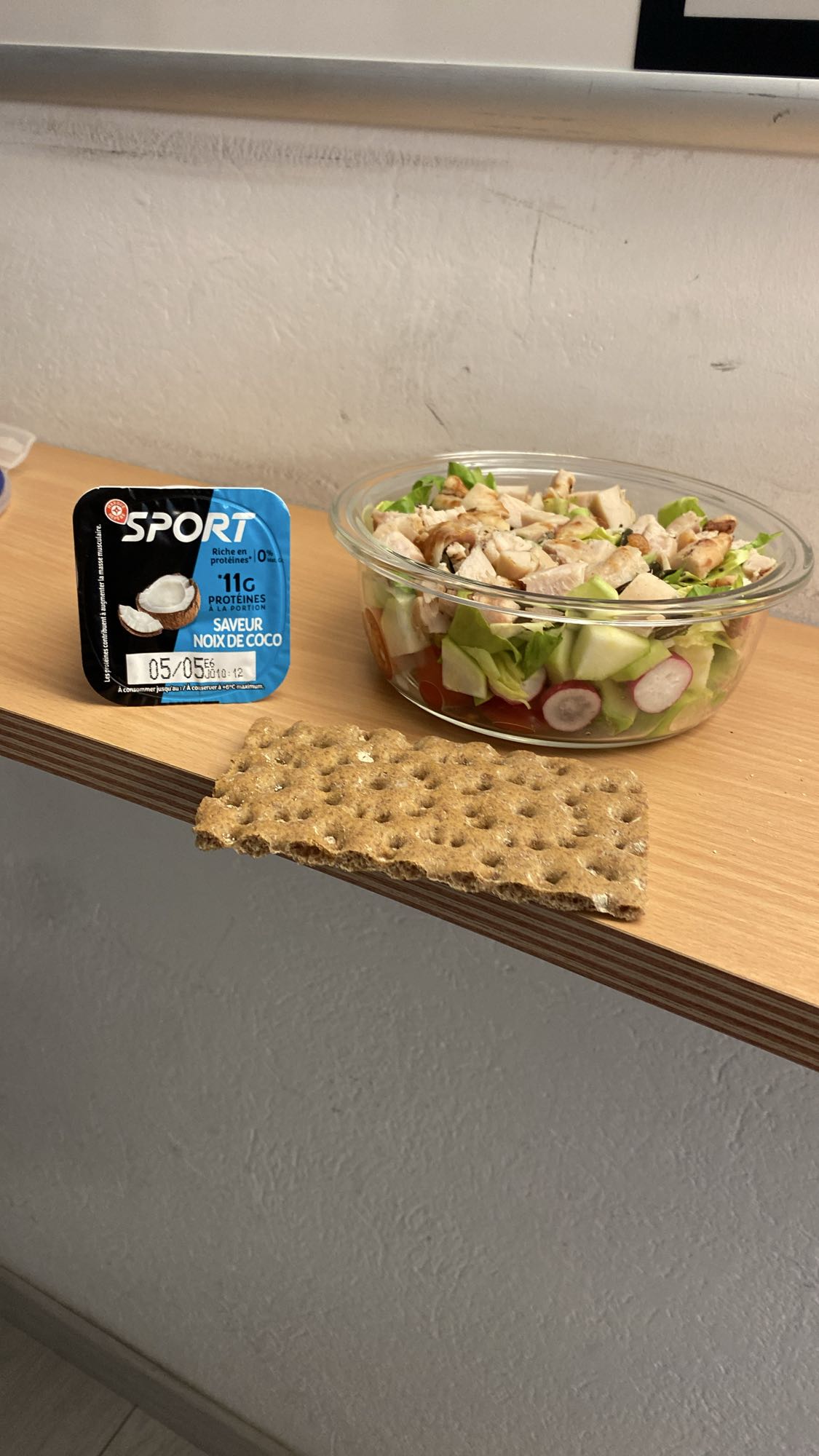 Salade poulet et yaourt