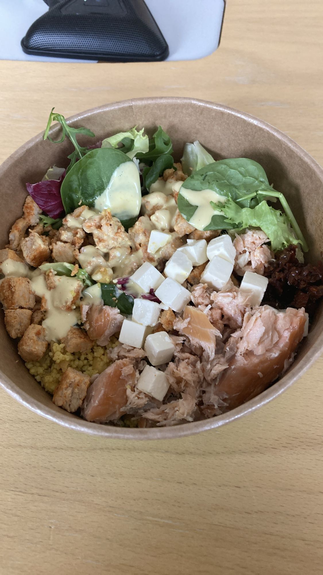 Lax- och vegokycklingsallad