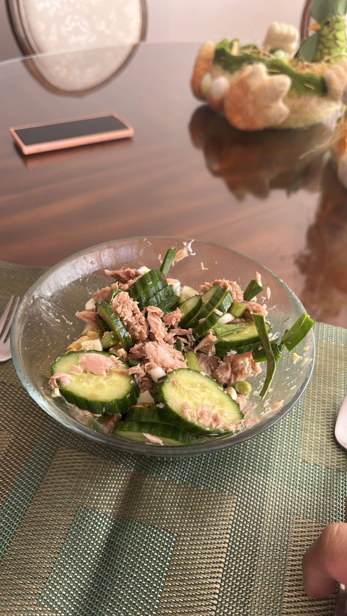 Tuna Cucumber Salad