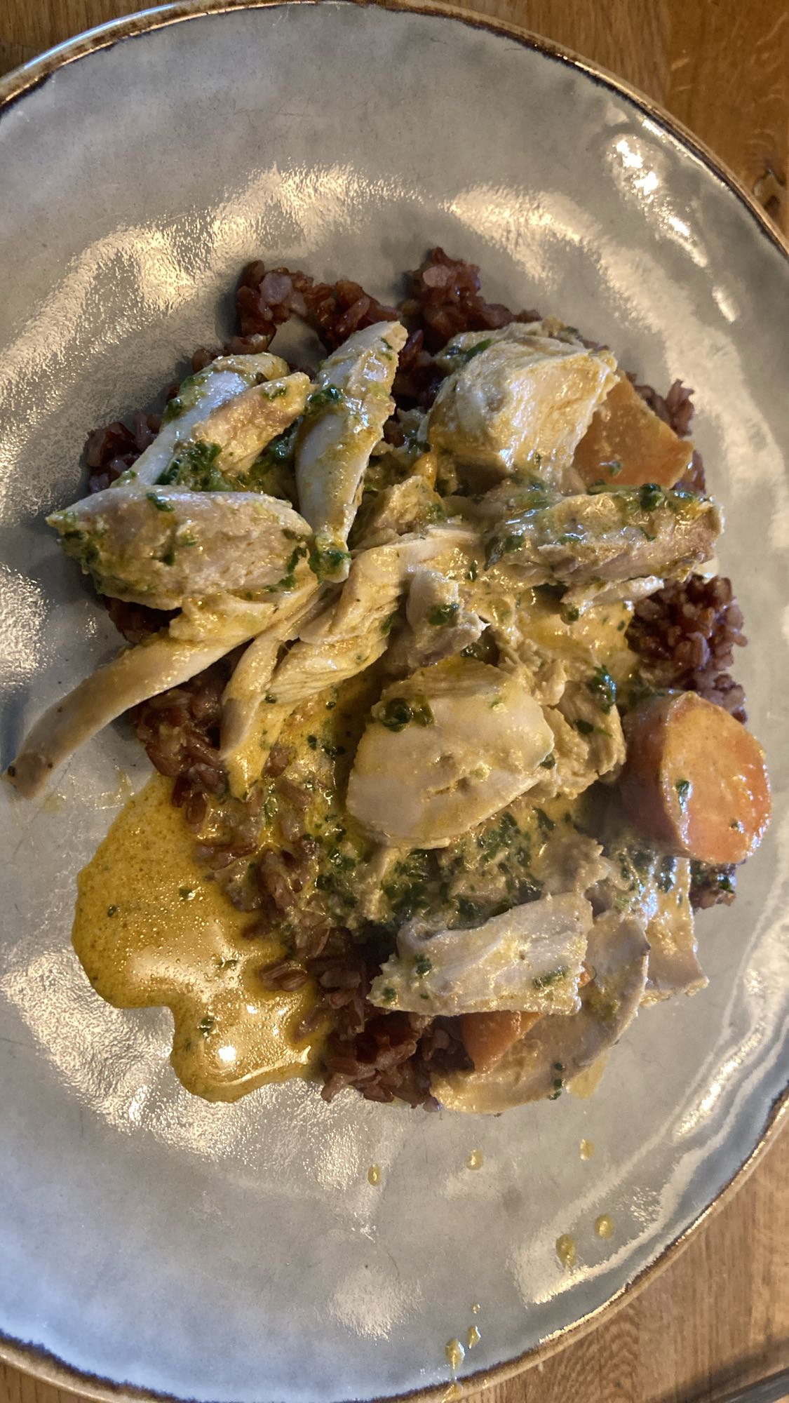 Kycklinggryta med råris