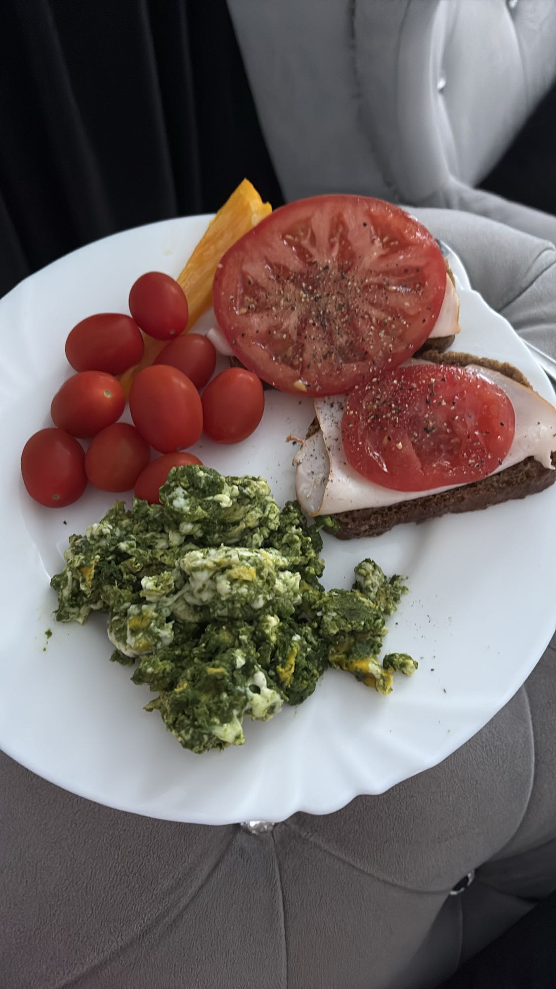 Śniadanie z warzywami