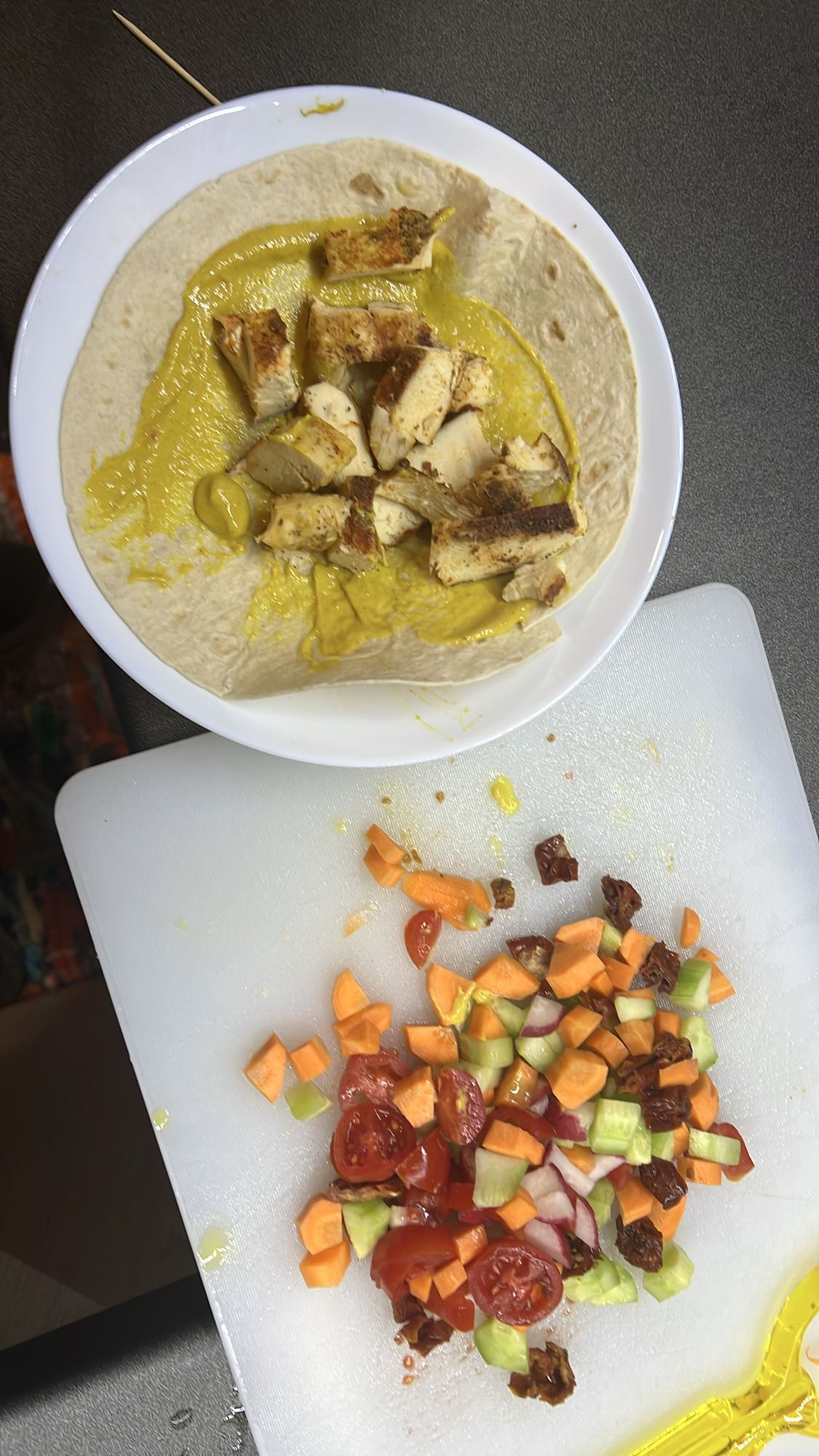 Τορτίγια με κοτόπουλο