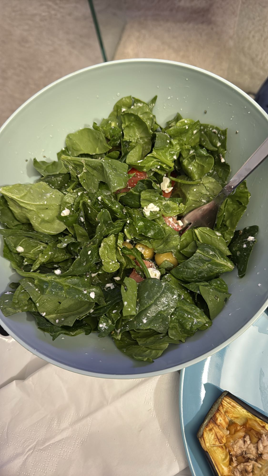 Ensalada de espinaca