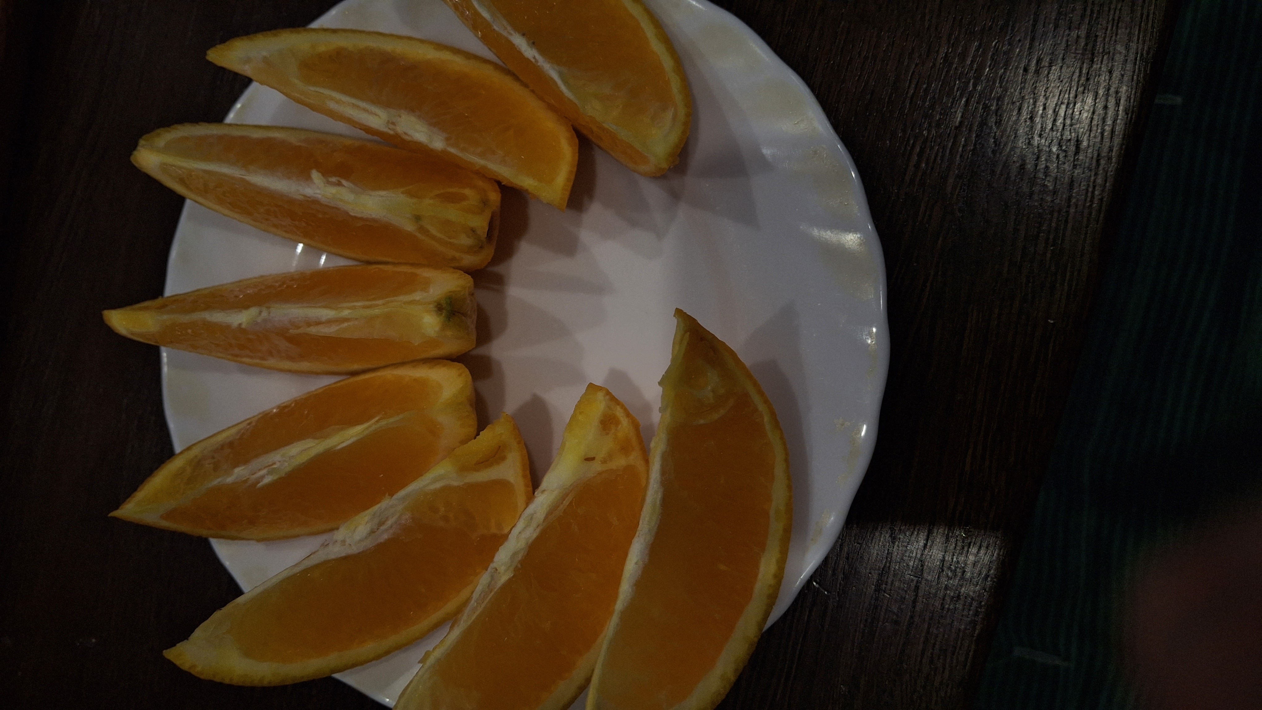 Sliced Oranges Plate