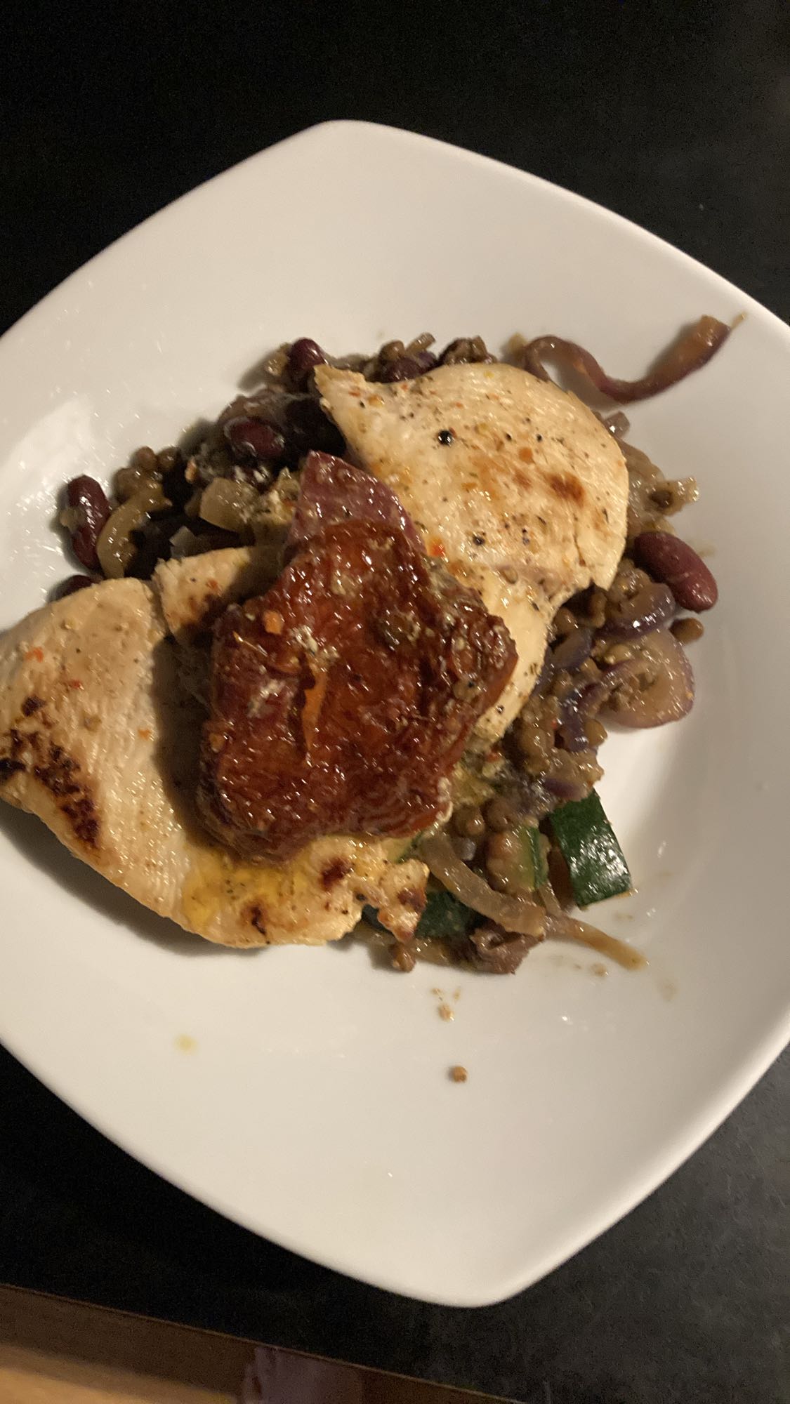 Kyckling med bönröra