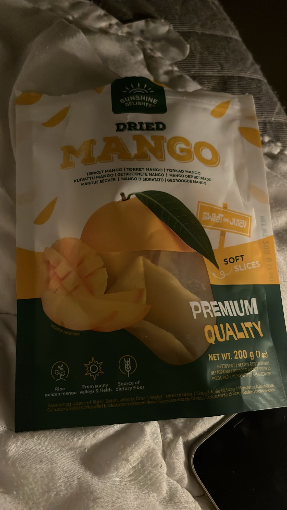 Torkad mango