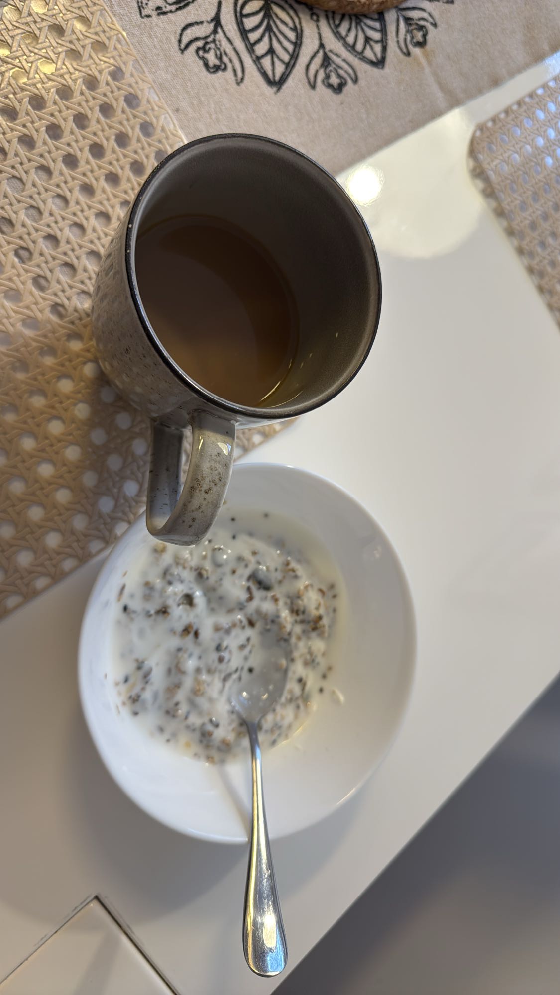 Müsli med kaffe